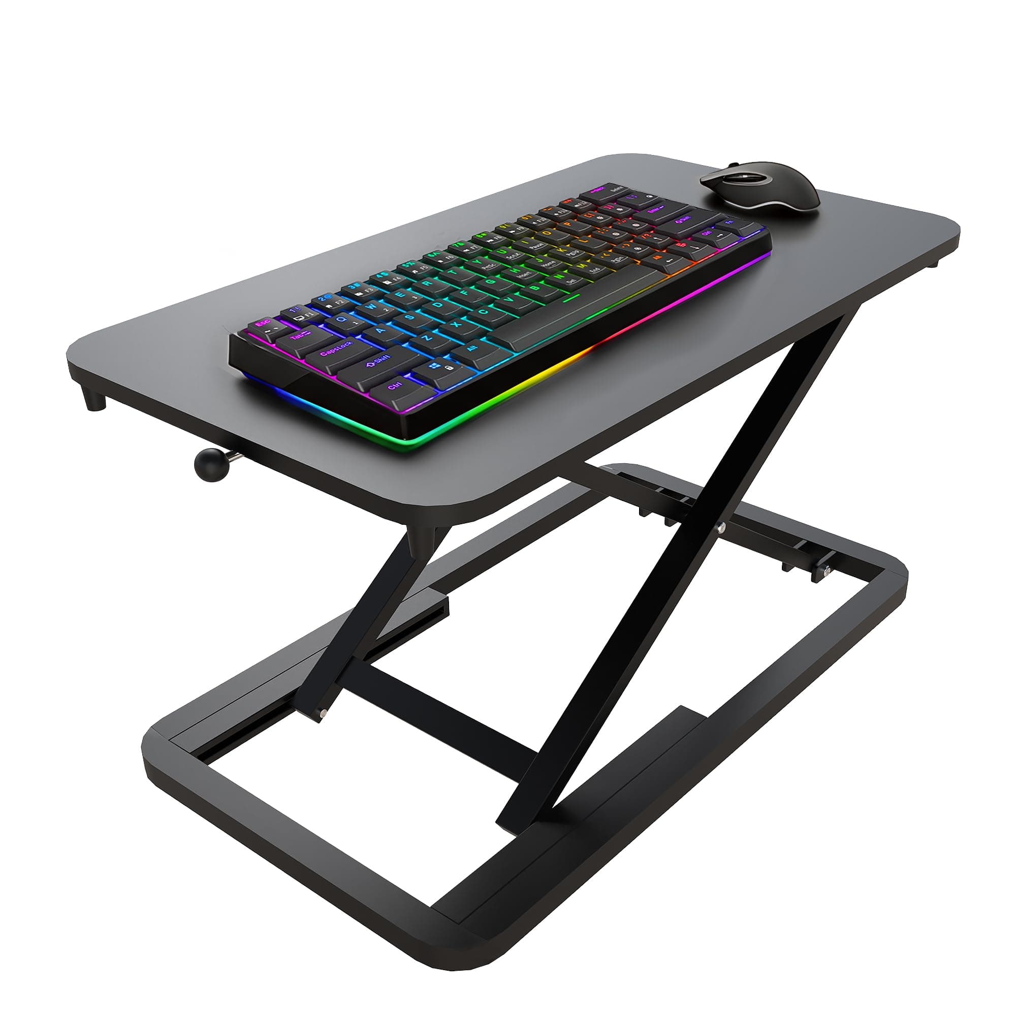 ESpefy Keyboard Riser for Desk- 23.6’‘ inch Standing Desk Converter, Keyboard Lift for Table
