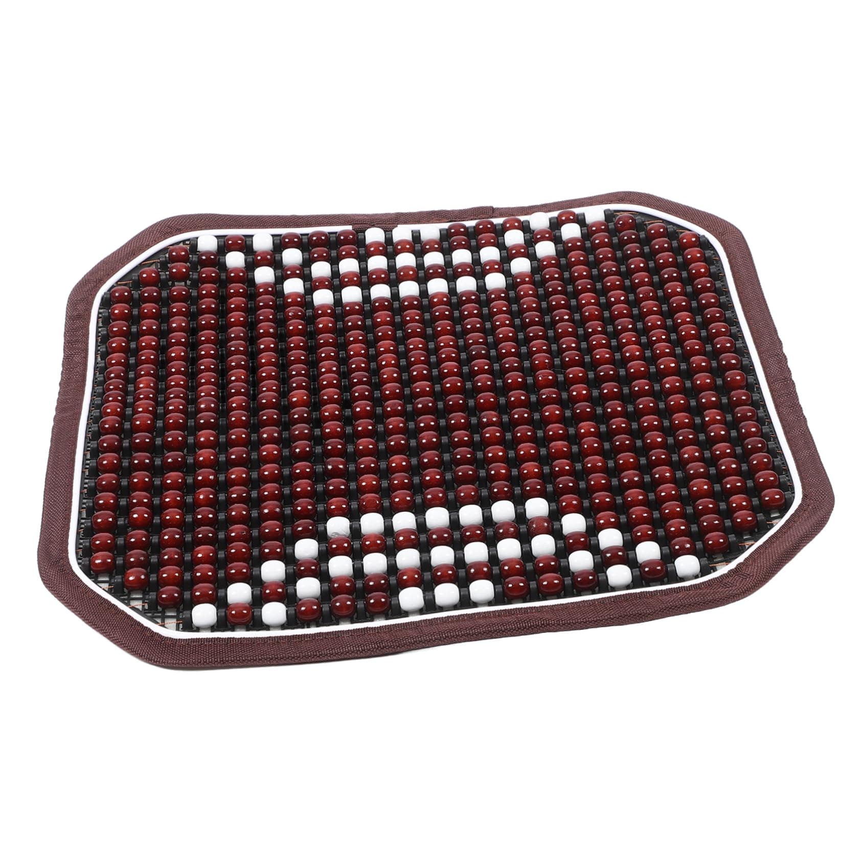 Beatifufu Summer Cooling Pad Car Seat Cushion Wooden Beads Padded Seat Cover for Cars