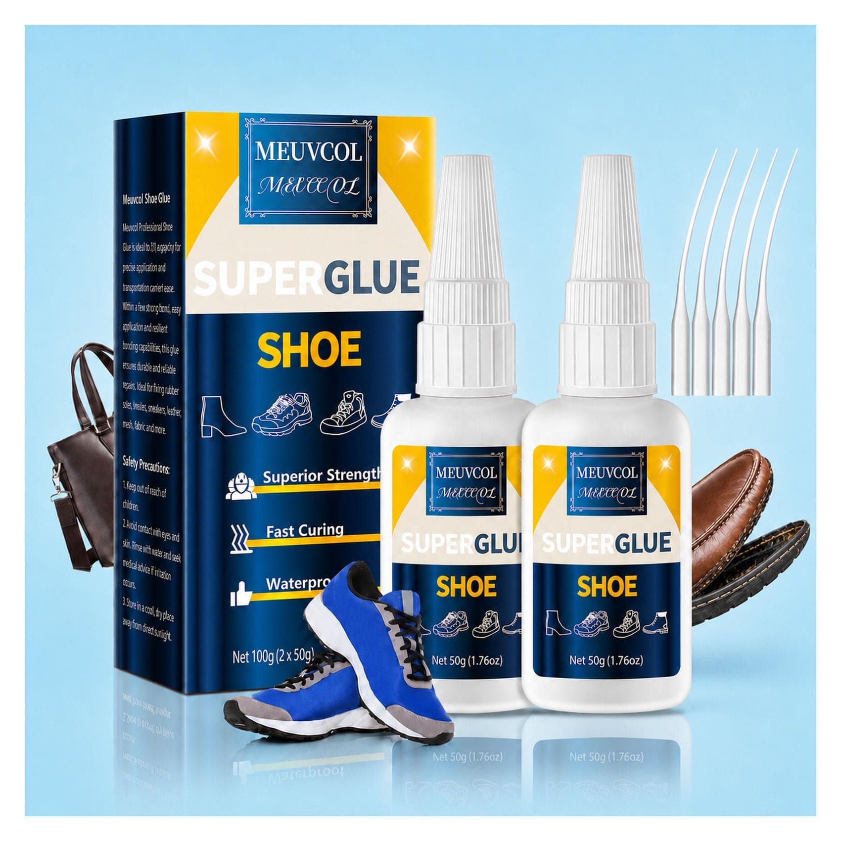 Shoe Glue 100g, Heavy Duty Glue for Shoes, Sneakers and Sole Repair