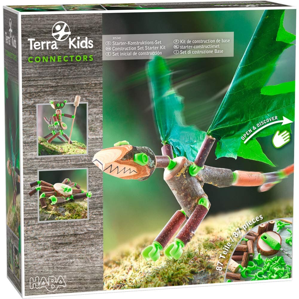 HABA 305341 - TK Connectors - Construction Kit - Animal Themed - Children, Construction Enthusiasts