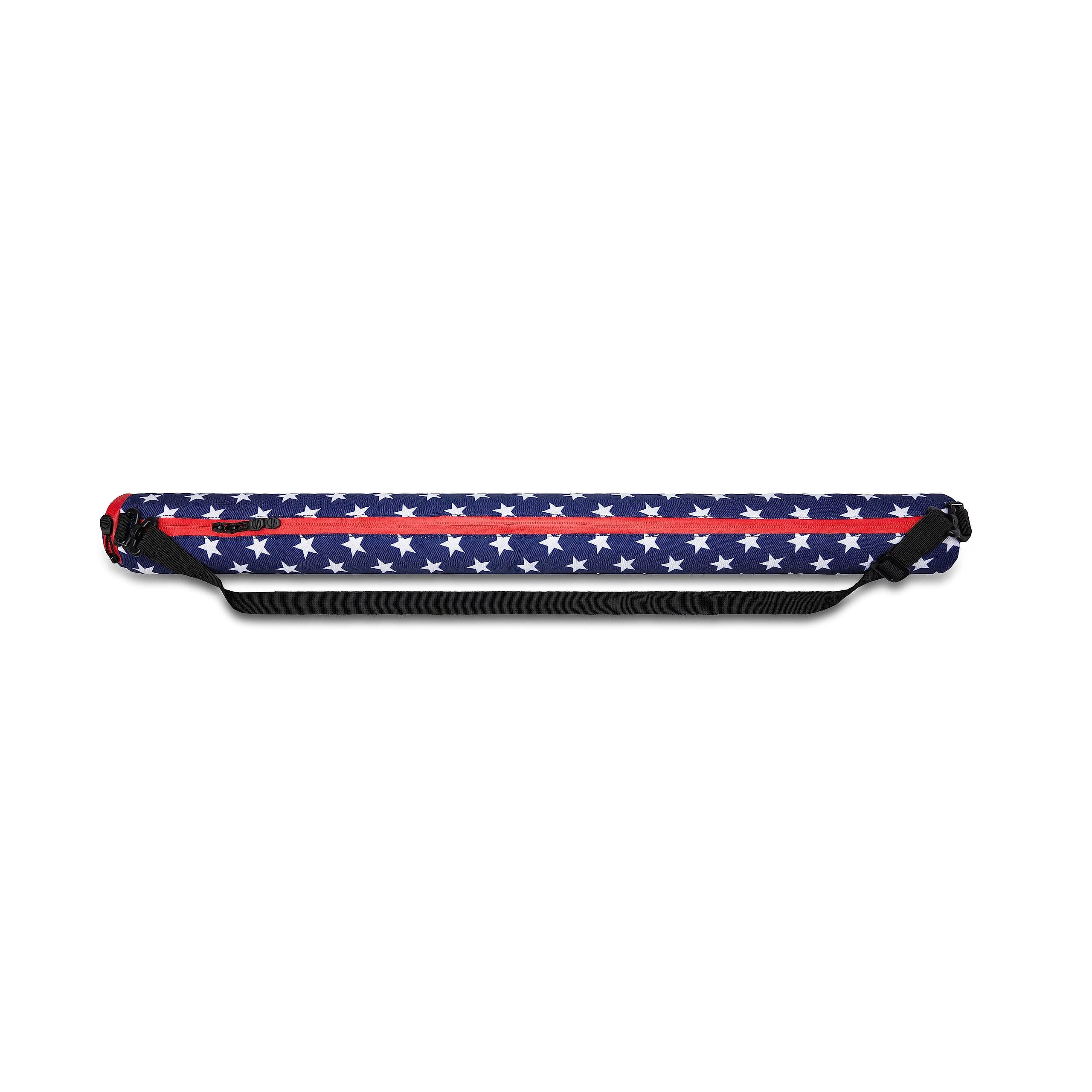 Sunday Golf Beer Sleeve - 6 Can Insulated Cooler with Sling - Keeps Canned Beverages Cold On The Course - Stores Up to 6 Cans Discreetly in Your Golf Bag - Fits Most Golf Bags Styles (Americana Navy)