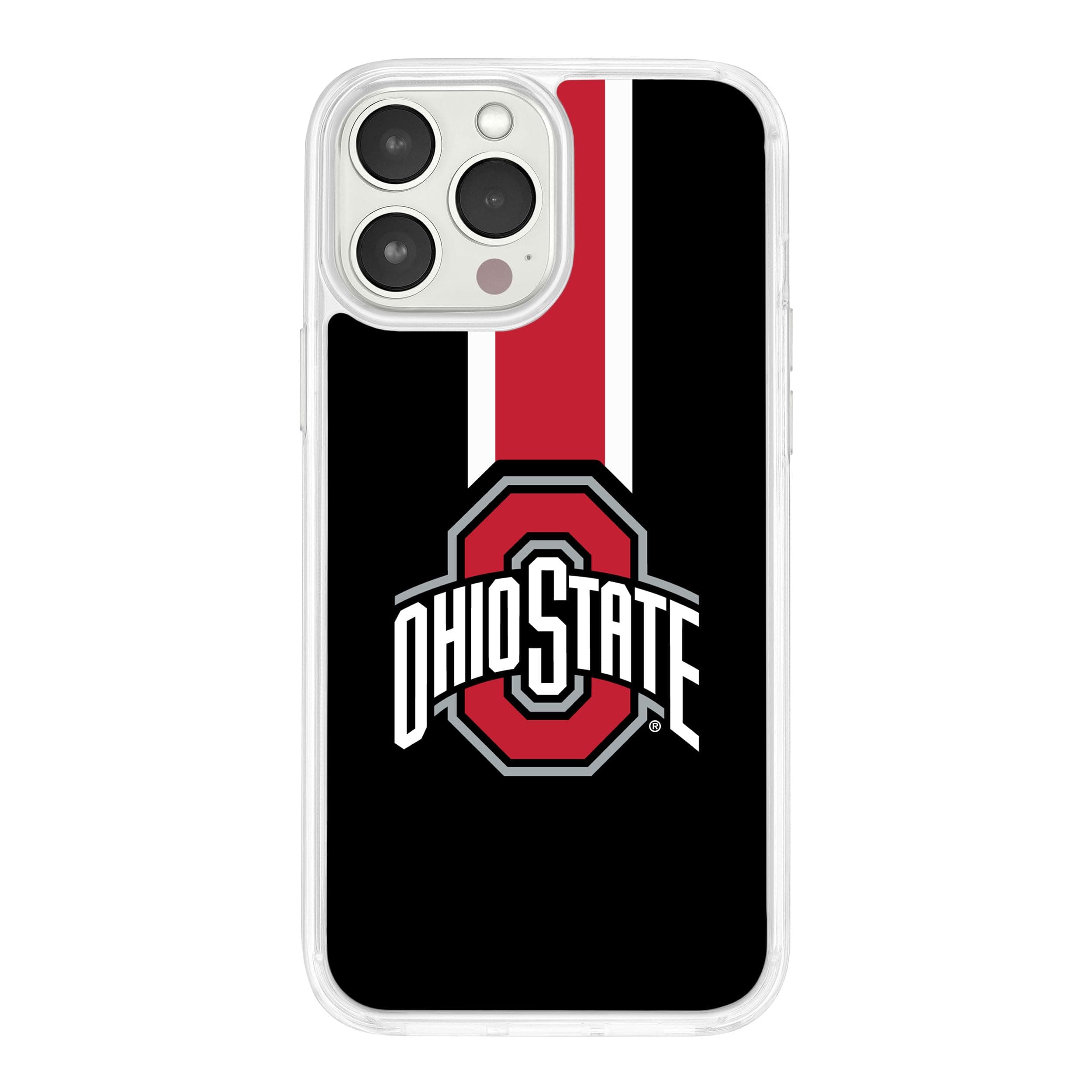 Affinity Bands Ohio State Buckeyes HD Phone Case Compatible with Apple iPhone 11 (Stripe)