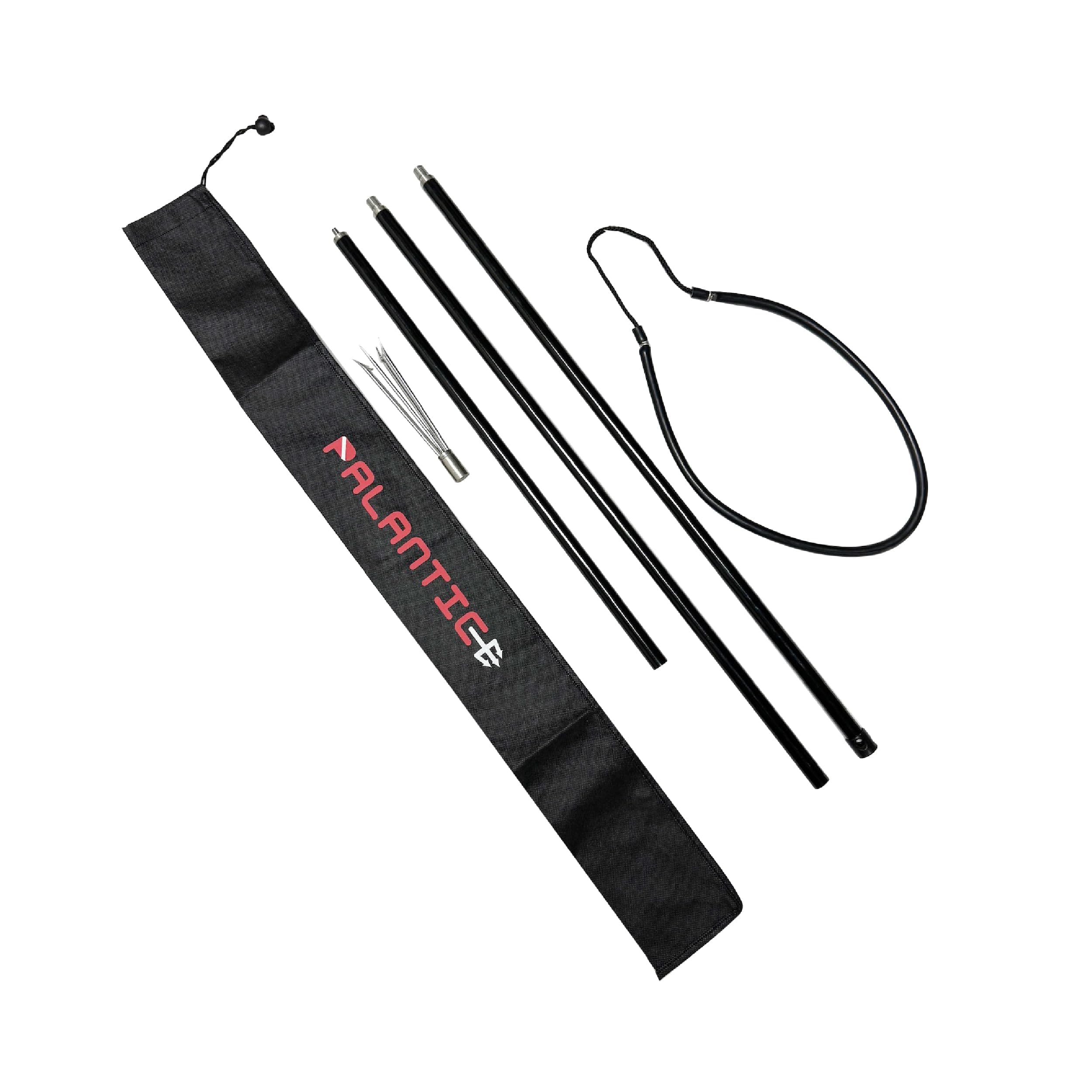 Scuba Choice Aluminum Travel Hand Spear with Carrying Bag (3 Piece), 6.5'