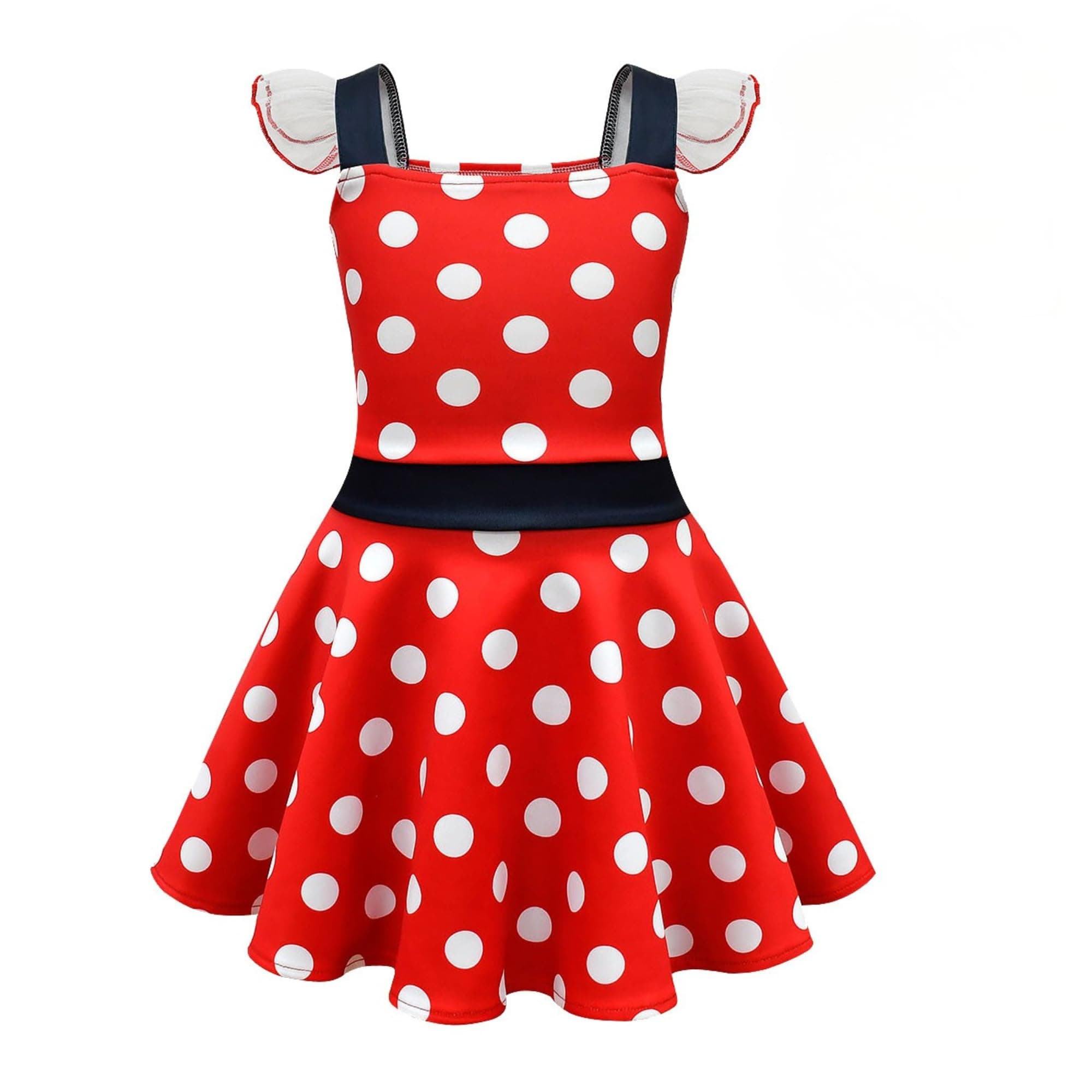 Dressy Daisy Girls Polka Dots Dress Costume Style A Red, Size 10-12