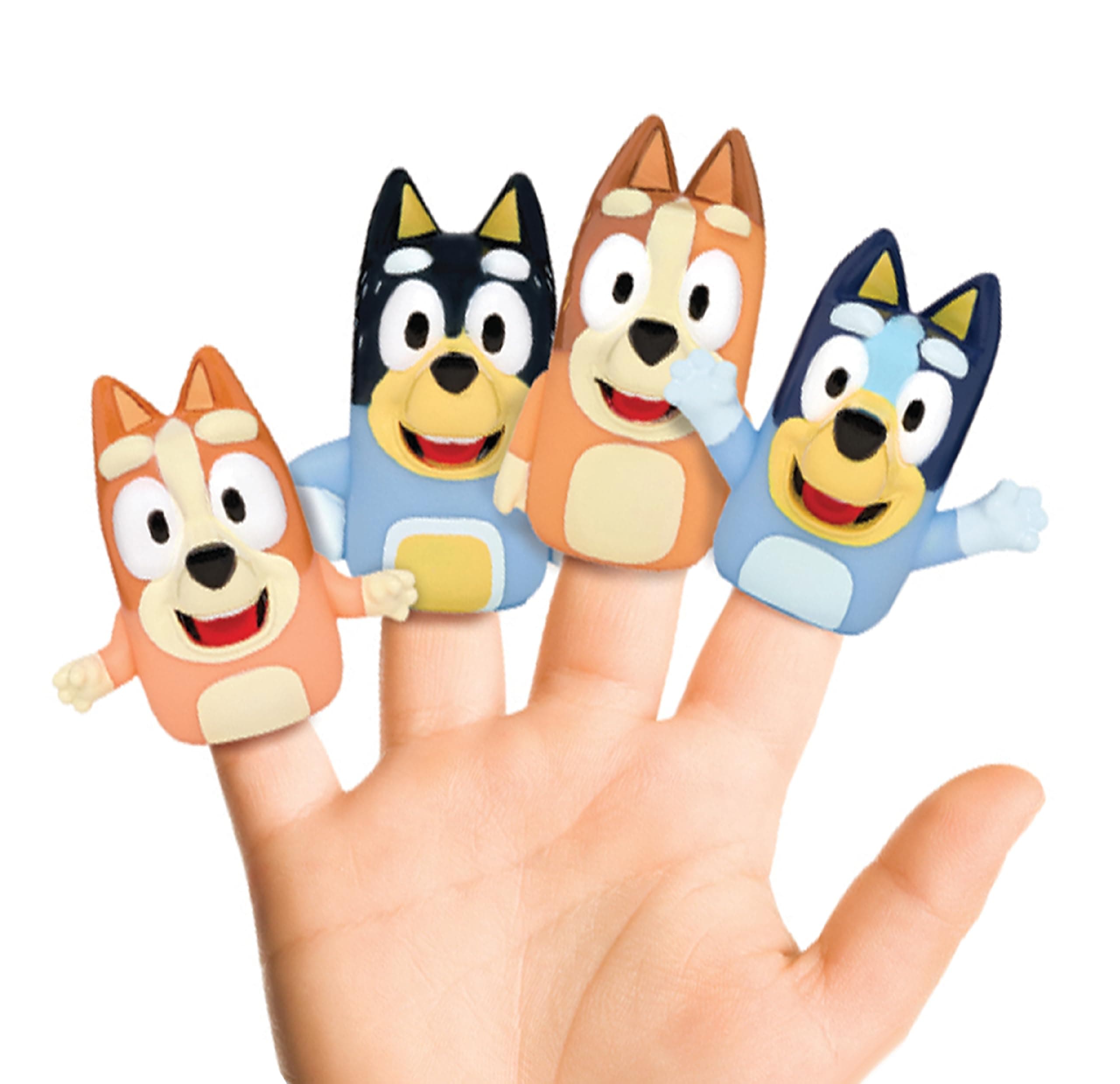 Bluey 4 Piece Jumbo Finger Puppets