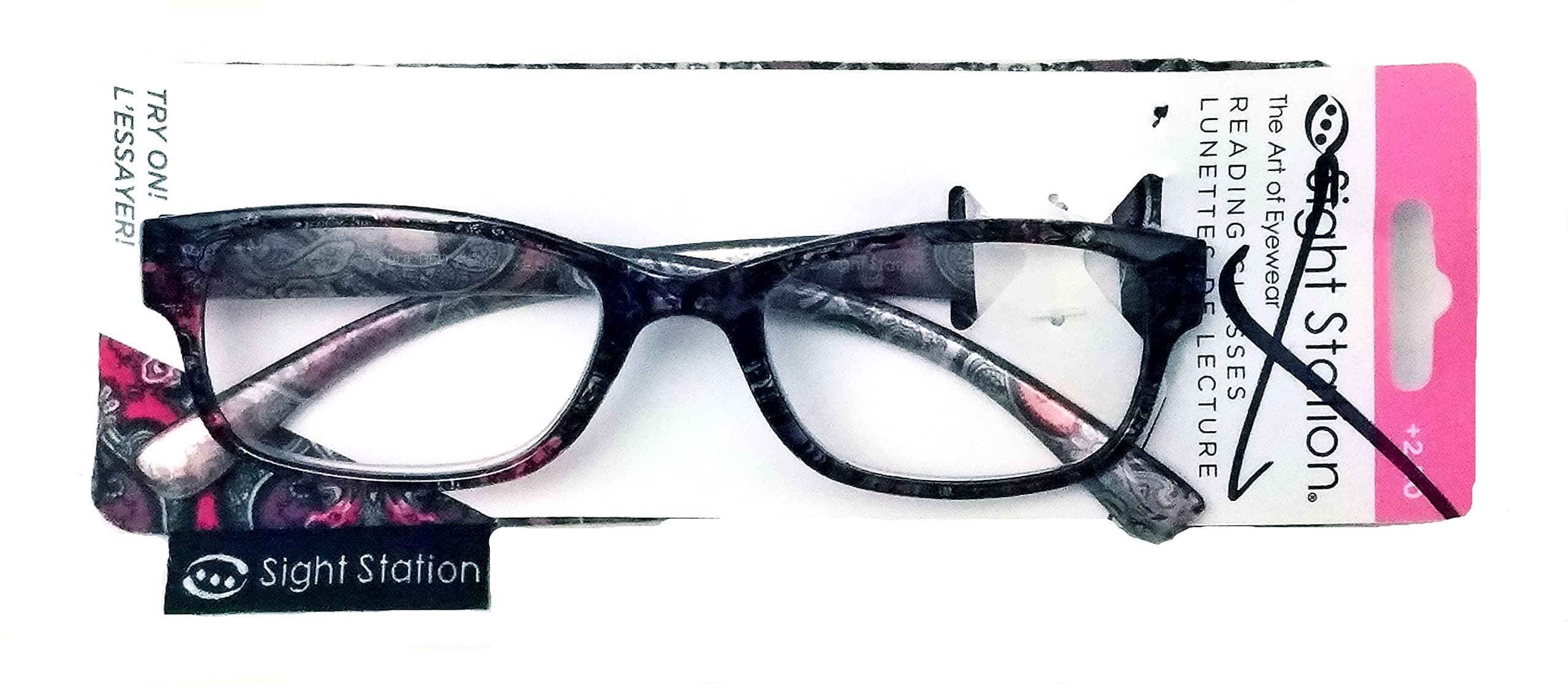 Sight Station Women Fashion Allegra Reading glasses with case (+3.50)