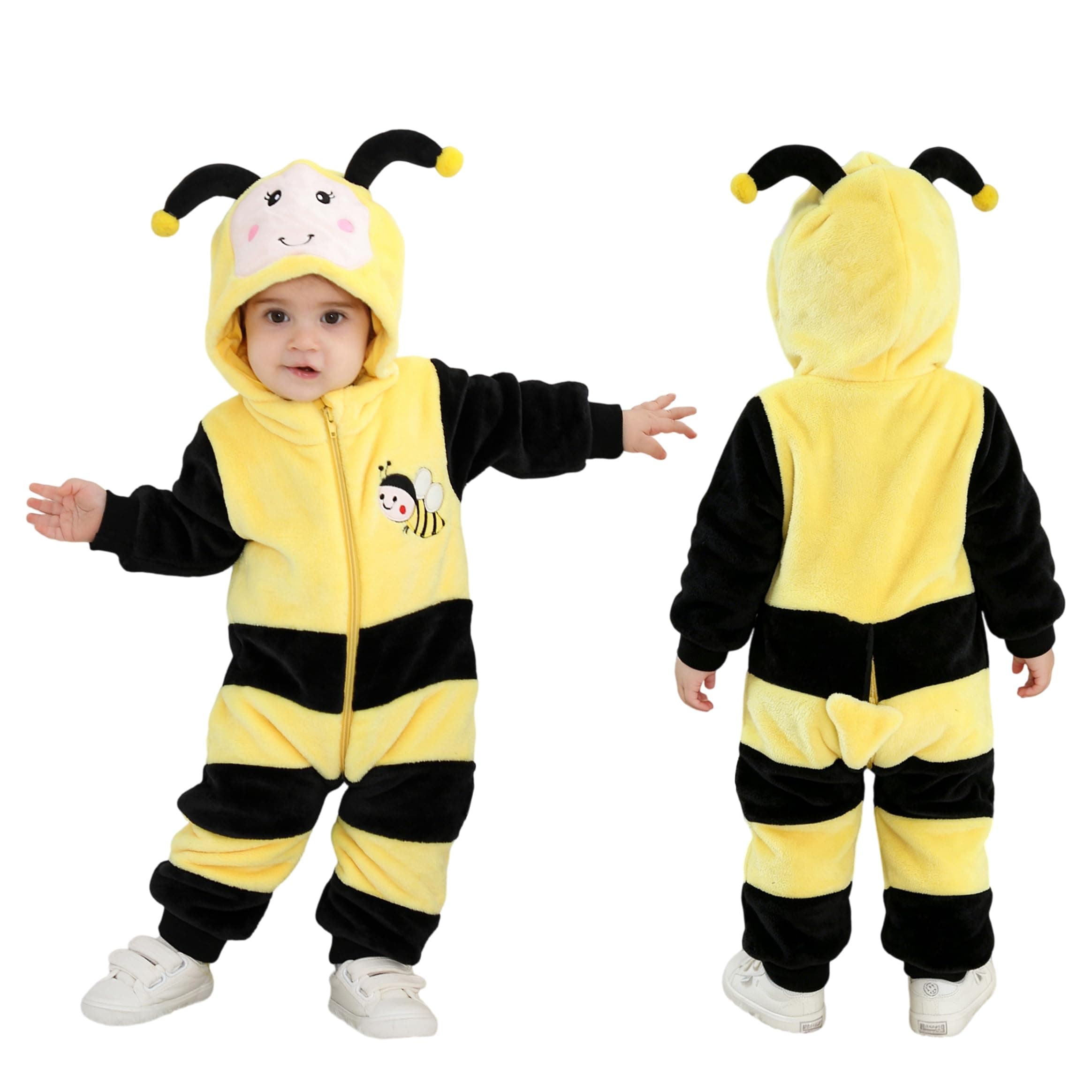 TONWHAR Kid's And Toddler's Animal Halloween Costume Outfit Baby One-Piece Rompers Onesie