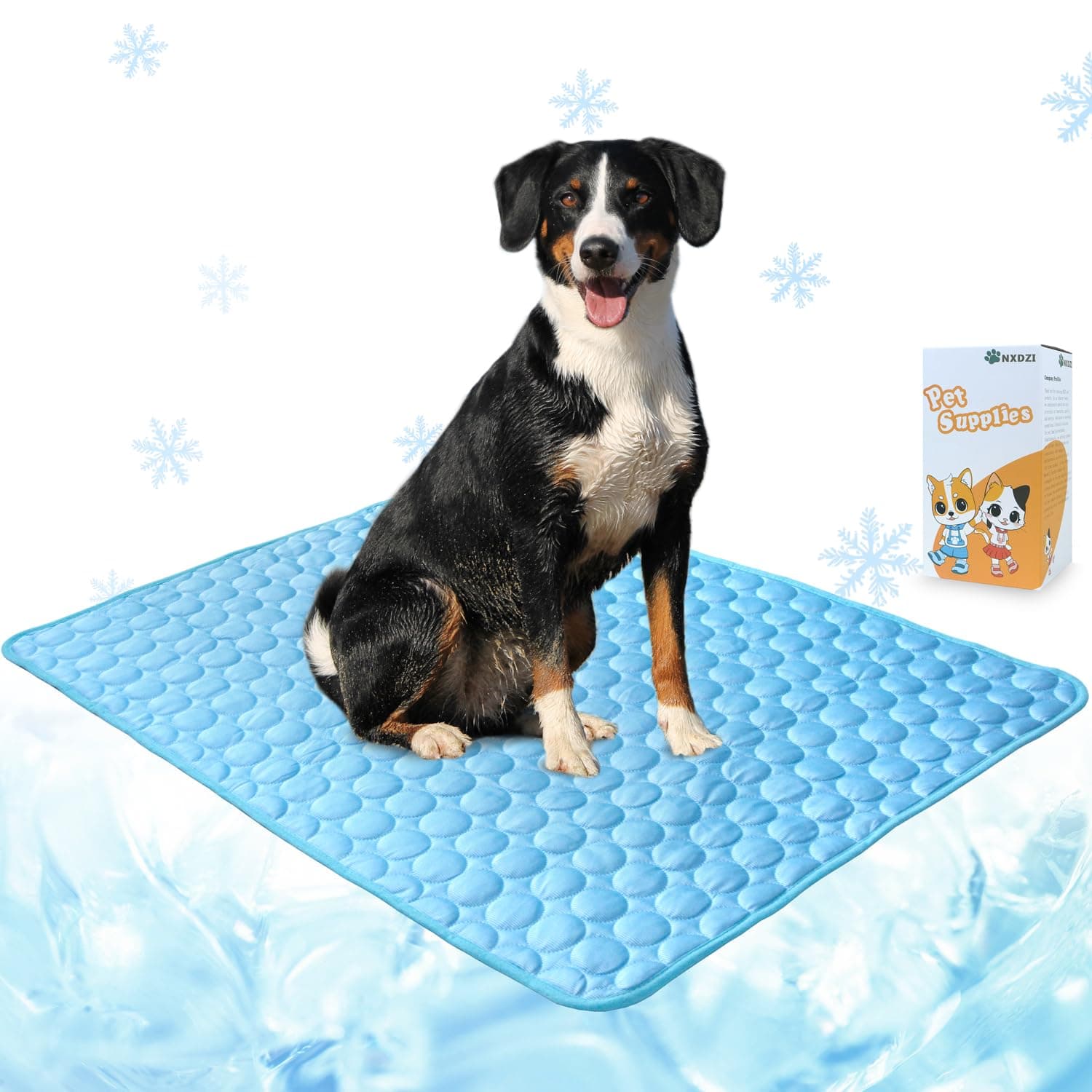 NXDZI Dog Cooling Mat, Cooling Bed for Dogs Easy Washable Cooling Pad for Dog for All Types of Pets and is Perfect for Both Indoor and Outdoor Use, Including Car Seats 40" x 28"