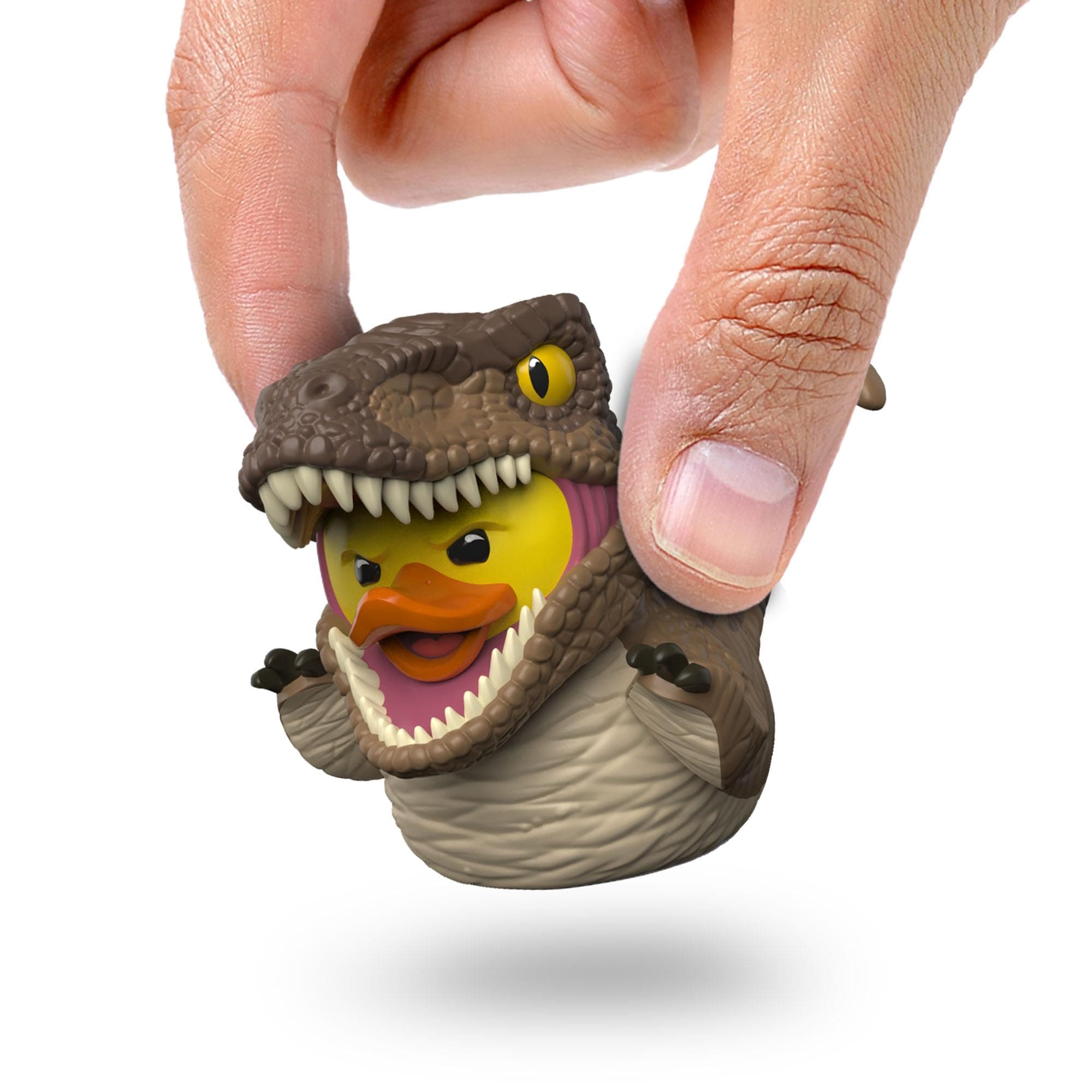 TUBBZ Mini: Jurassic World Rebirth - Velociraptor Cosplaying Rubber Duck Vinyl Figure