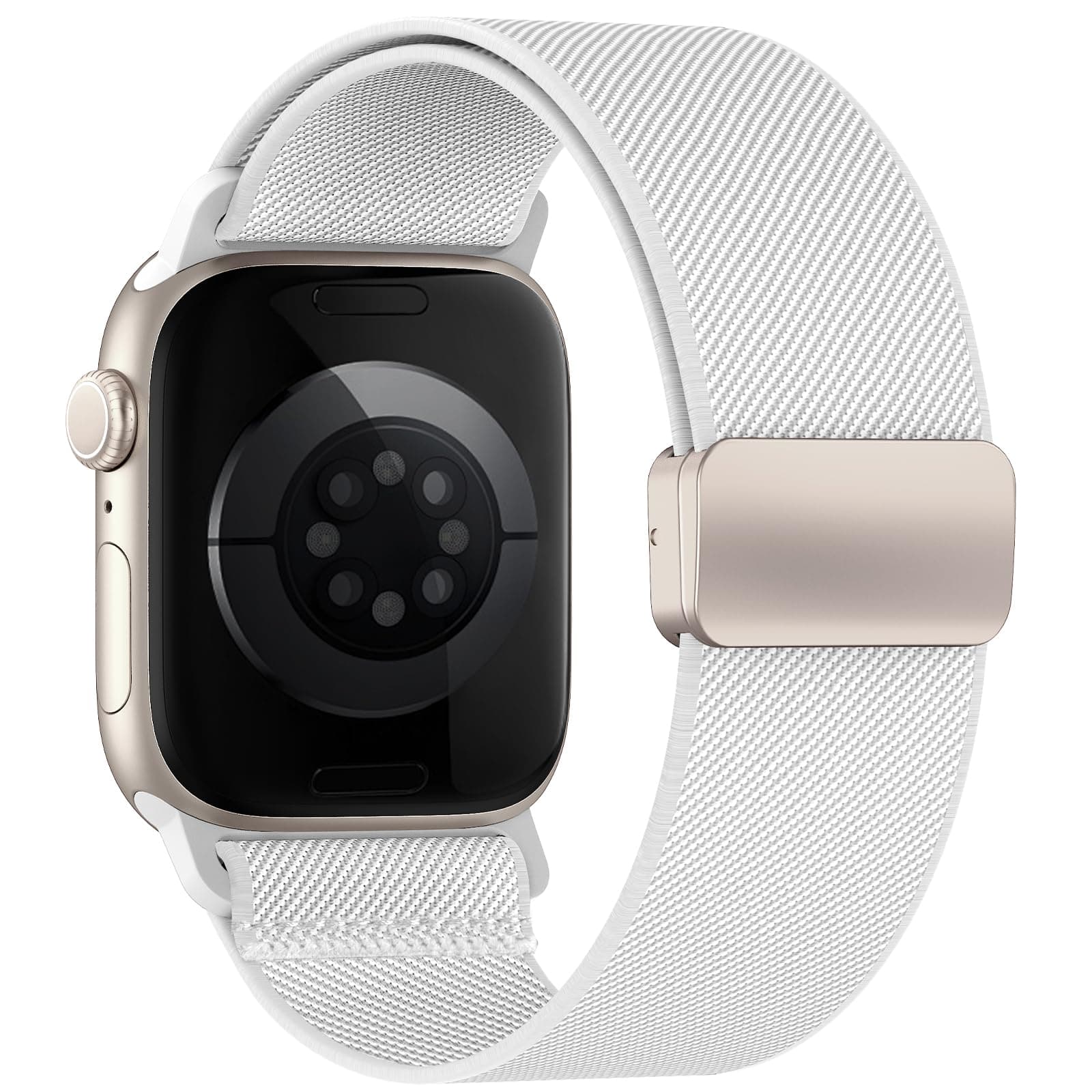 Nylon Stretchy Magnetic Band Compatible with Apple Watch Bands Men Women