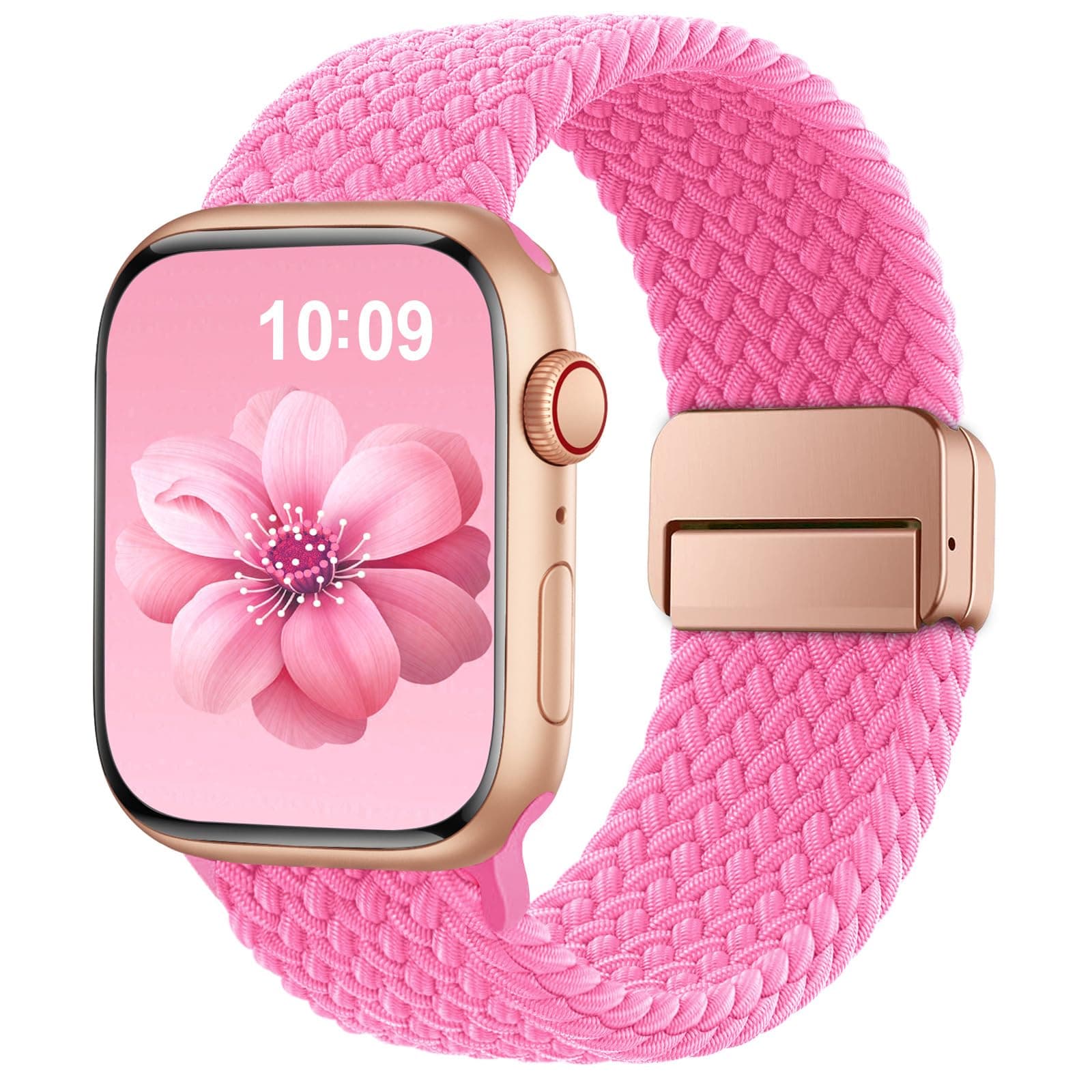 Braided Stretchy Band Compatible with Apple Watch Bands for Women Men