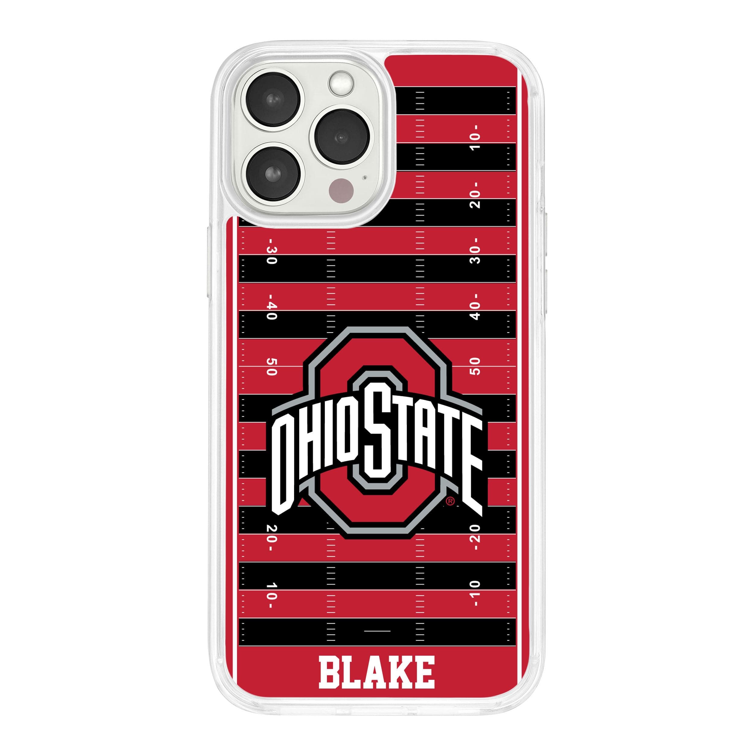Affinity Bands Ohio State Buckeyes HD Custom Name Phone Case Compatible with Apple iPhone 11 (Field)
