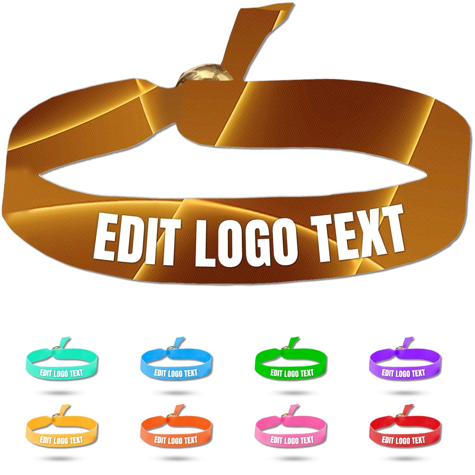 Zkgiftsdz Custom Cloth Wristbands for Events, VIP Wrist Bands