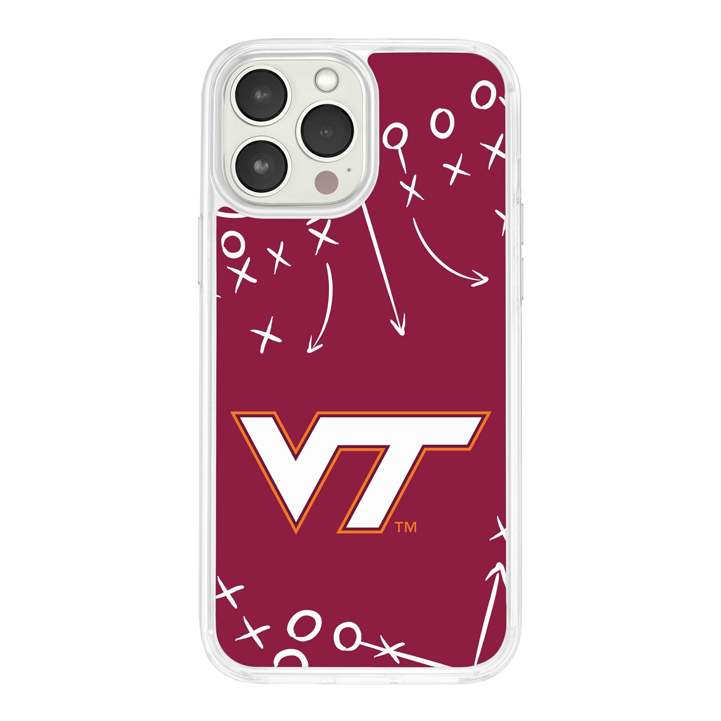 Affinity Bands Virginia Tech Hokies HD Phone Case Compatible with MagSafe Apple iPhone 14 Plus (Playbook)