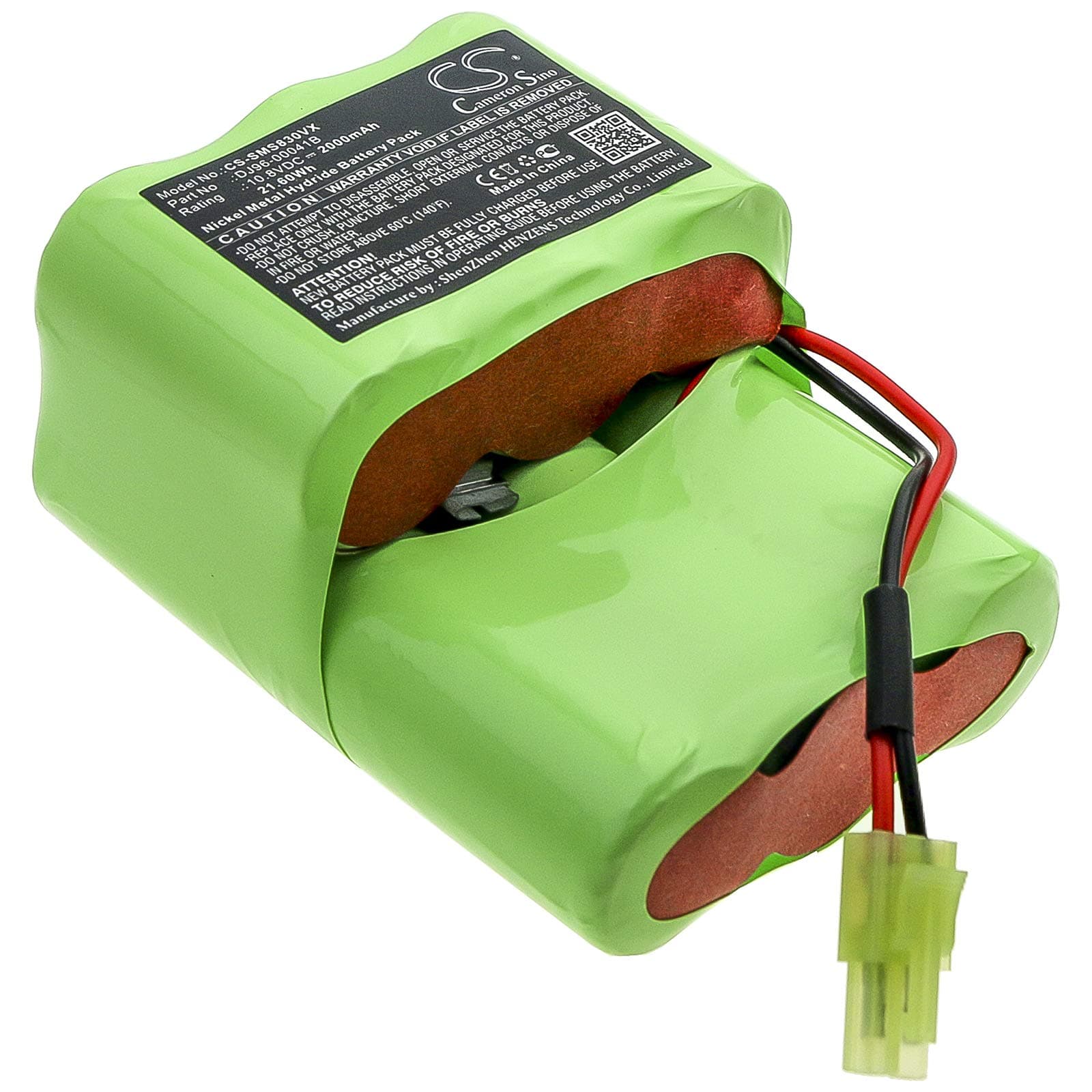 CS Cameron Sino Vacuum Battery, 2000mAh / 21.60Wh Ni-MH Replacement Battery Compatible Fit for Samsung SH5051, VCH5050S1W, VCH5051S1S, VC-PS83, VC-PS85,DJ96-00041B