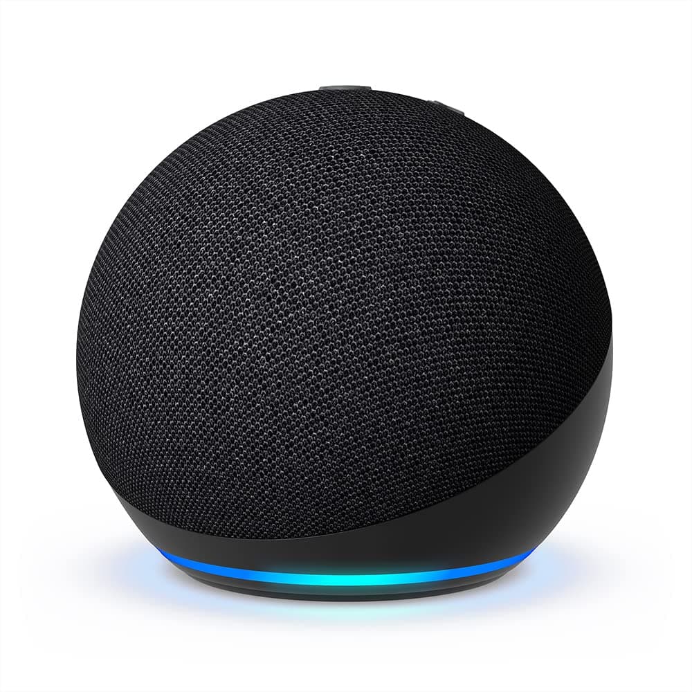 Amazon Echo Dot, Vibrant sounding Alexa speaker, Great for bedrooms, dining rooms and offices, Charcoal