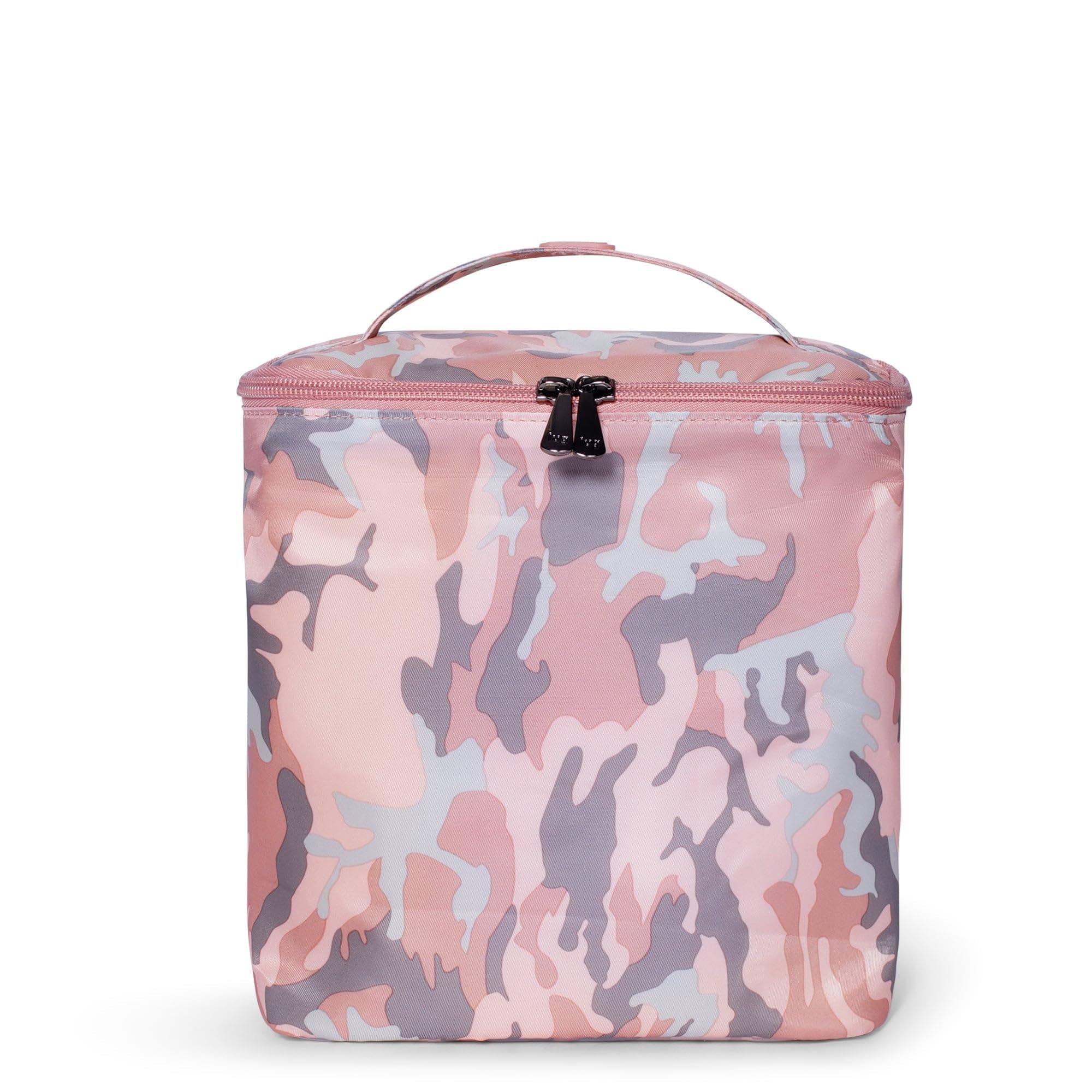 Lug Dolly Cosmetic Case, Camo Rose, 9"W x 10.5"H x 3.25"D