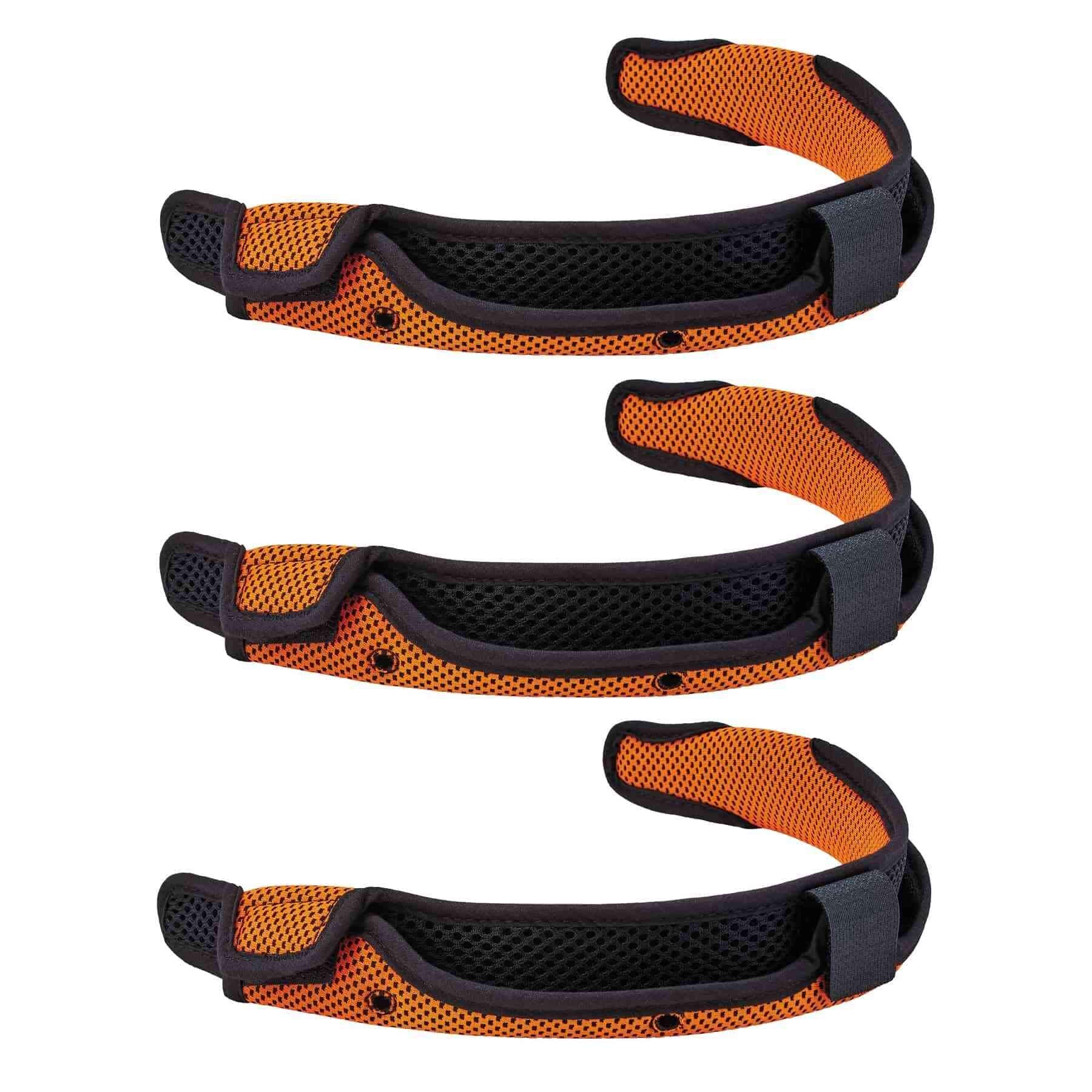 Hard Hat Sweatband Replacement Pack (Includes 3), Ergodyne Skullerz 8984 , Orange