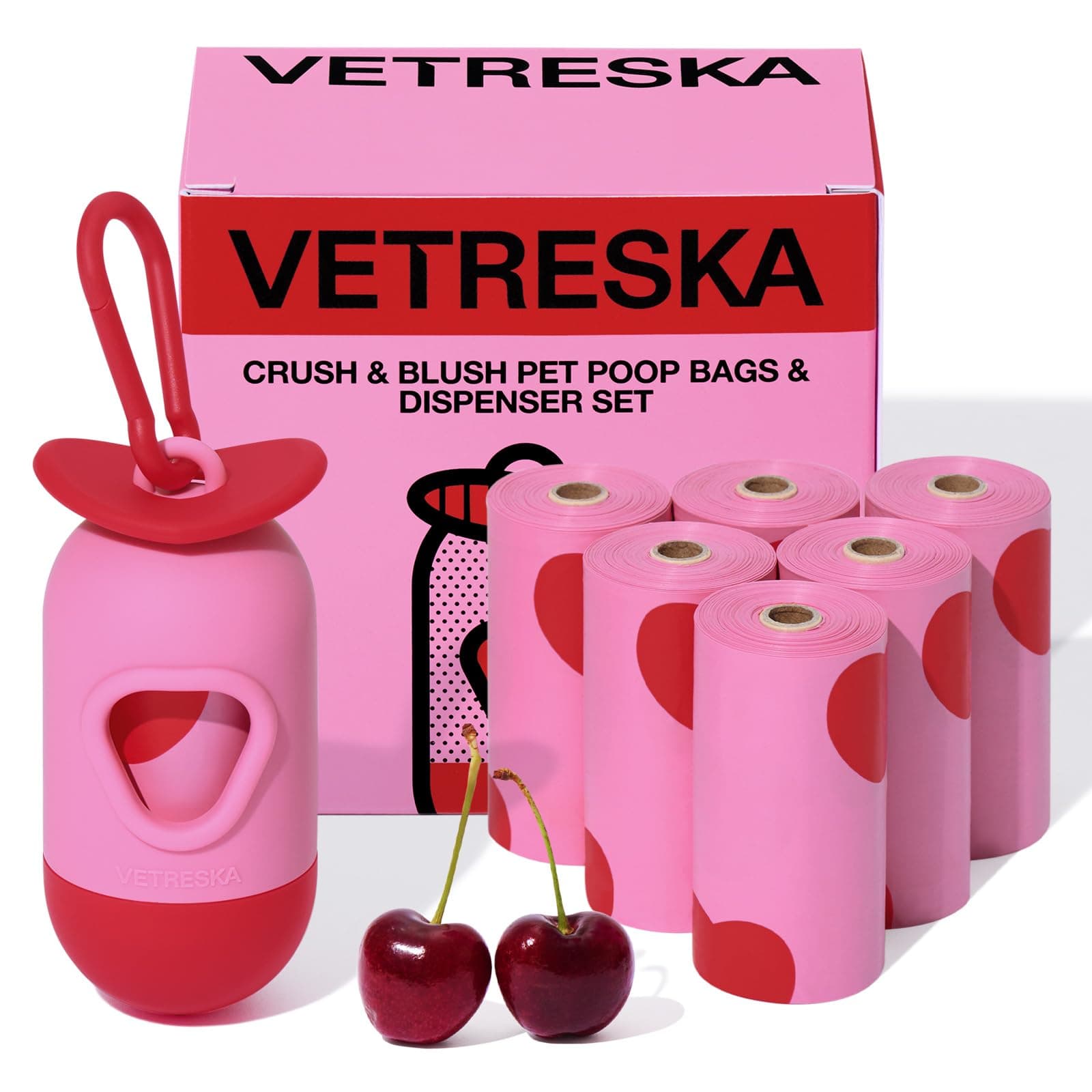 VETRESKA Dog Poop Bags, Leak Proof, Extra Thick and Large Pet Waste Bags