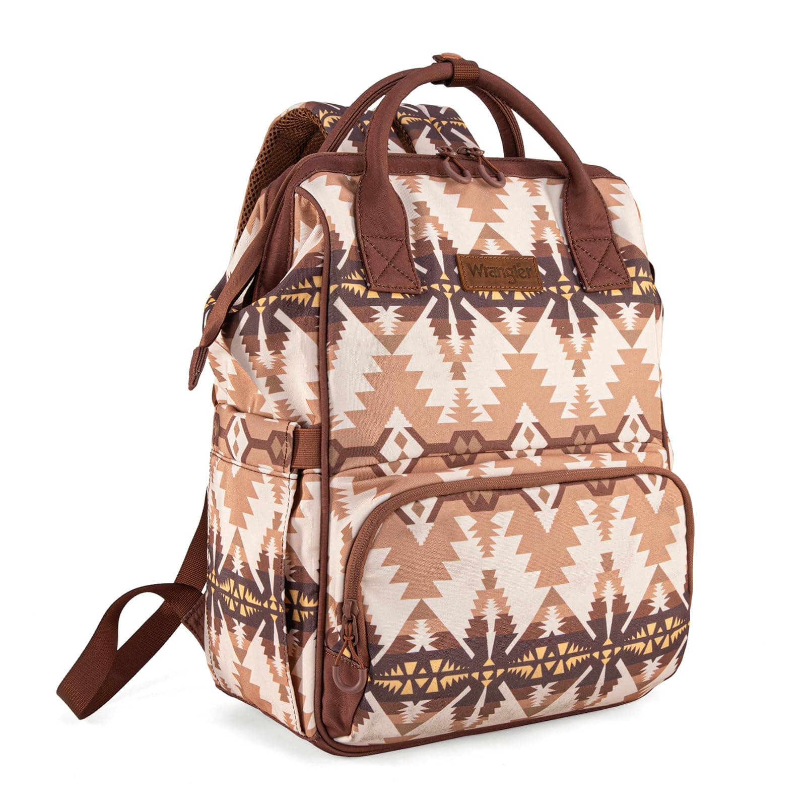 Montana West Wrangler Callie Diaper Bag Backpack with Stroller Straps Southwestern Multifunction Baby Travel Bag WG2210-9110TN