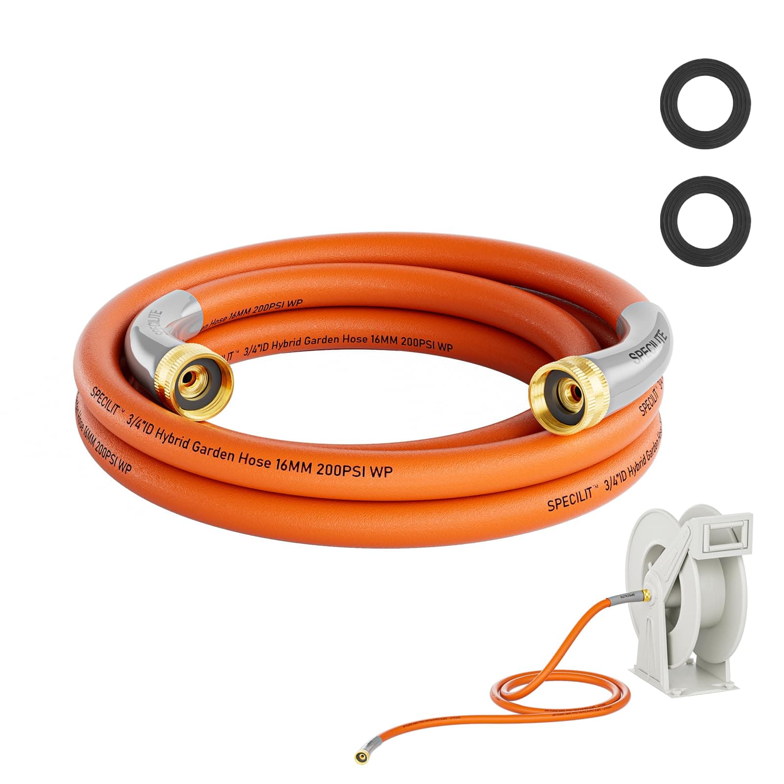 SPECILITE Garden Hose 5 ft x 3/4in Heavy Duty Leader Hose with Connector