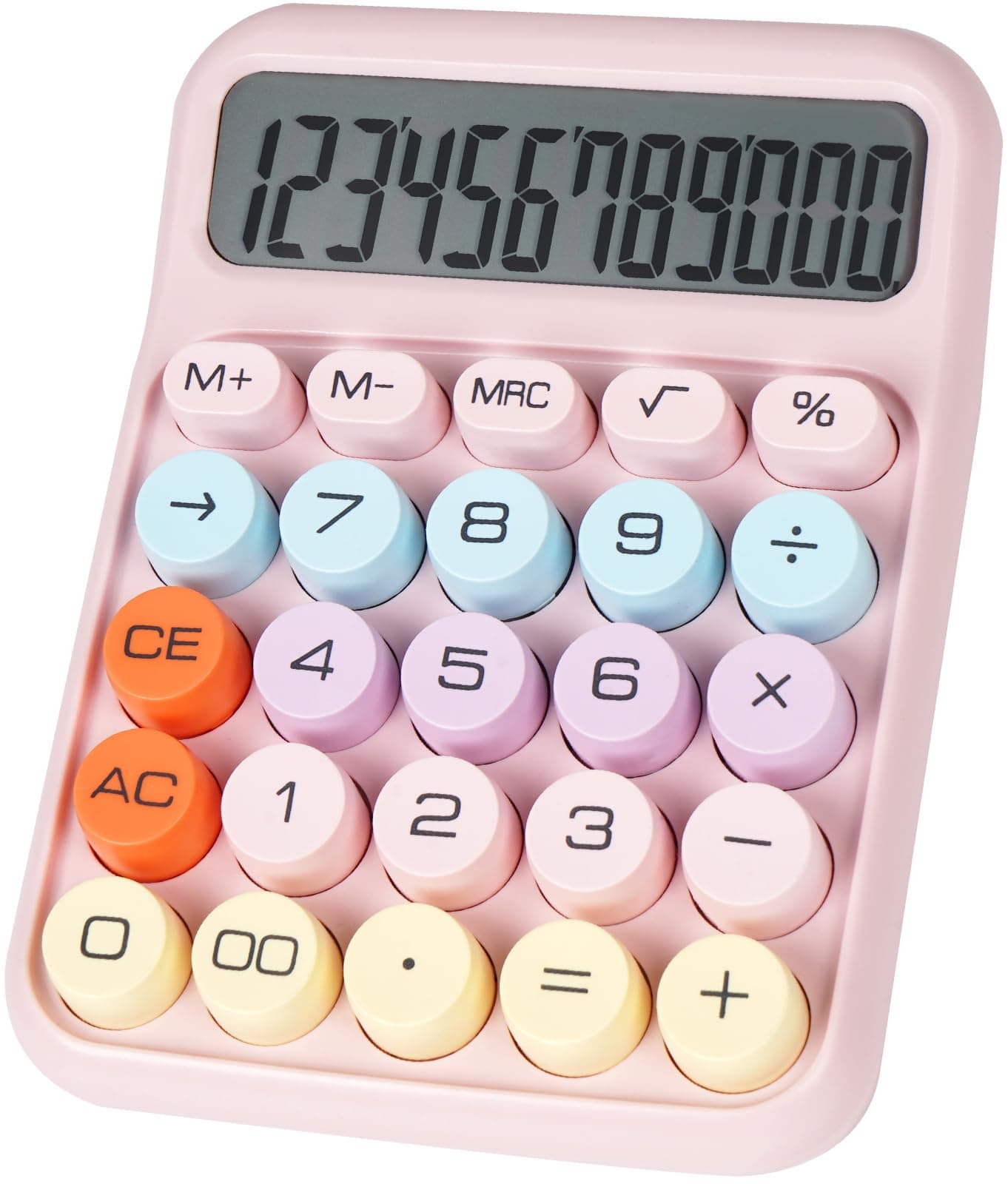 DANRONG Mechanical Switch Calculator with Big Buttons, Calculators Desktop
