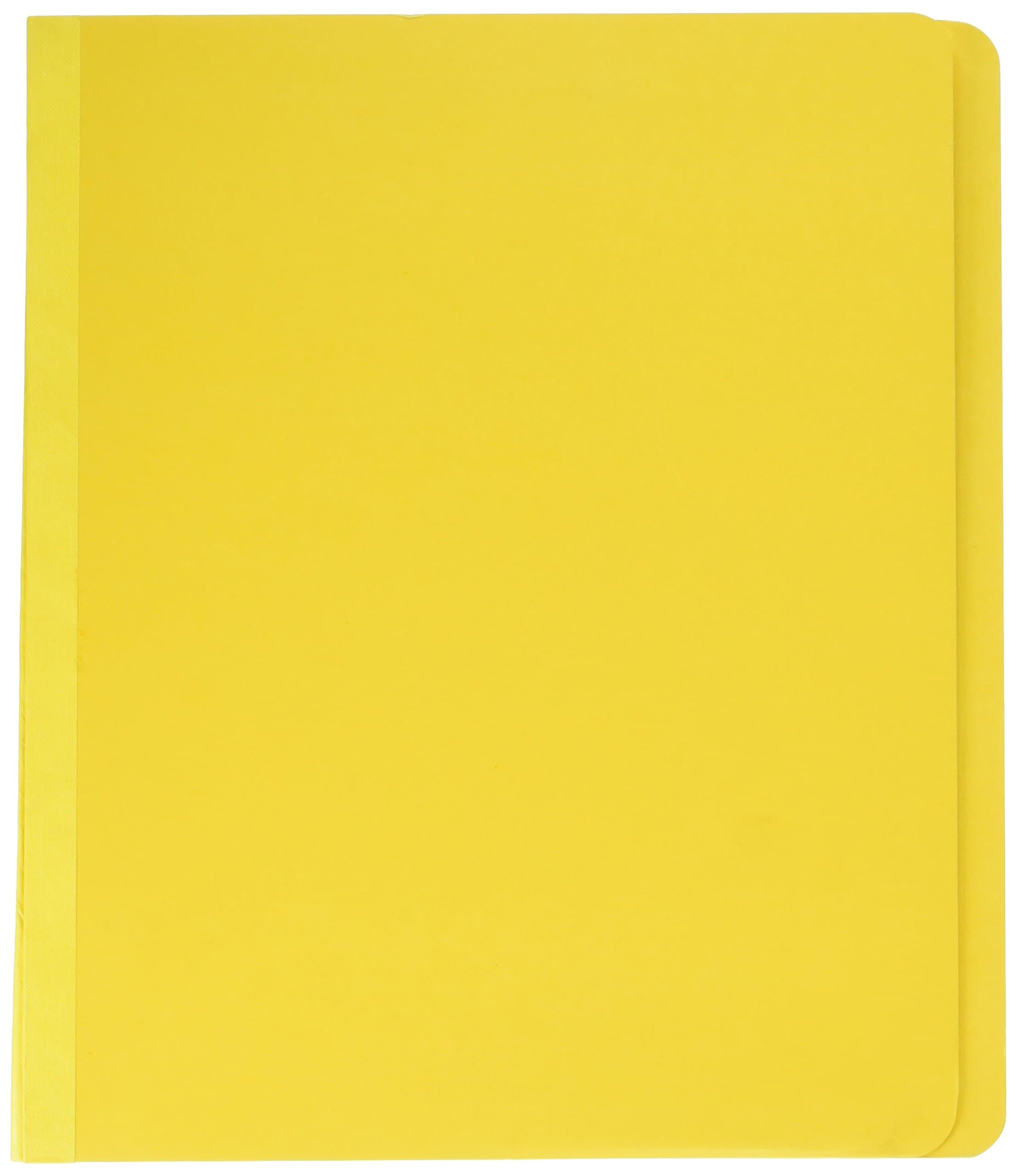 Skilcraft 7530-01-556-7918 Pressboard Classification Folder, Letter Size, Yellow (Box of 10)