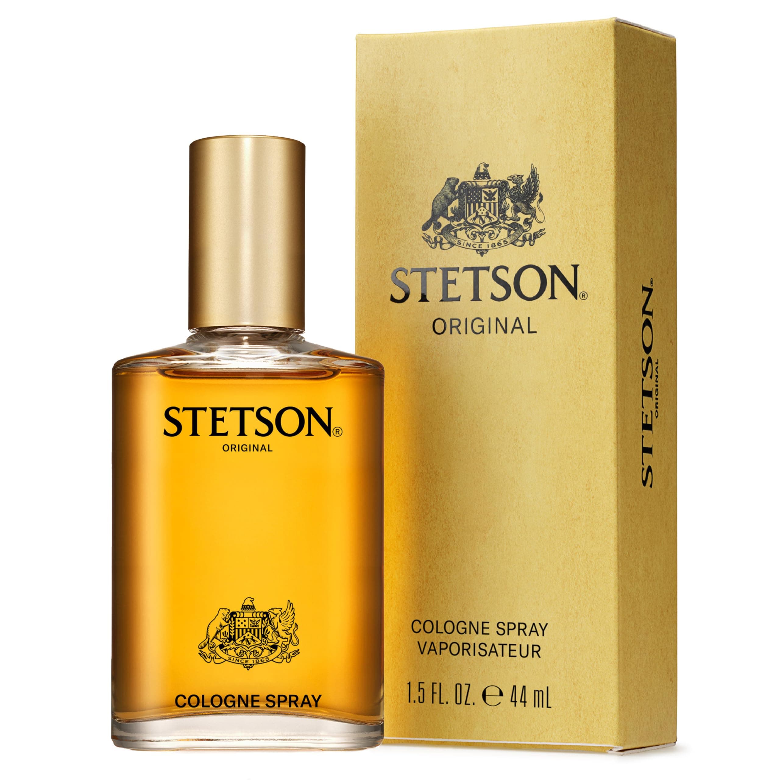 Stetson Original - Cologne for Men - Classic, Woody and Masculine Aroma with Fragrance Notes of Citrus, Patchouli, and Tonka Bean - 1.5 Fl Oz