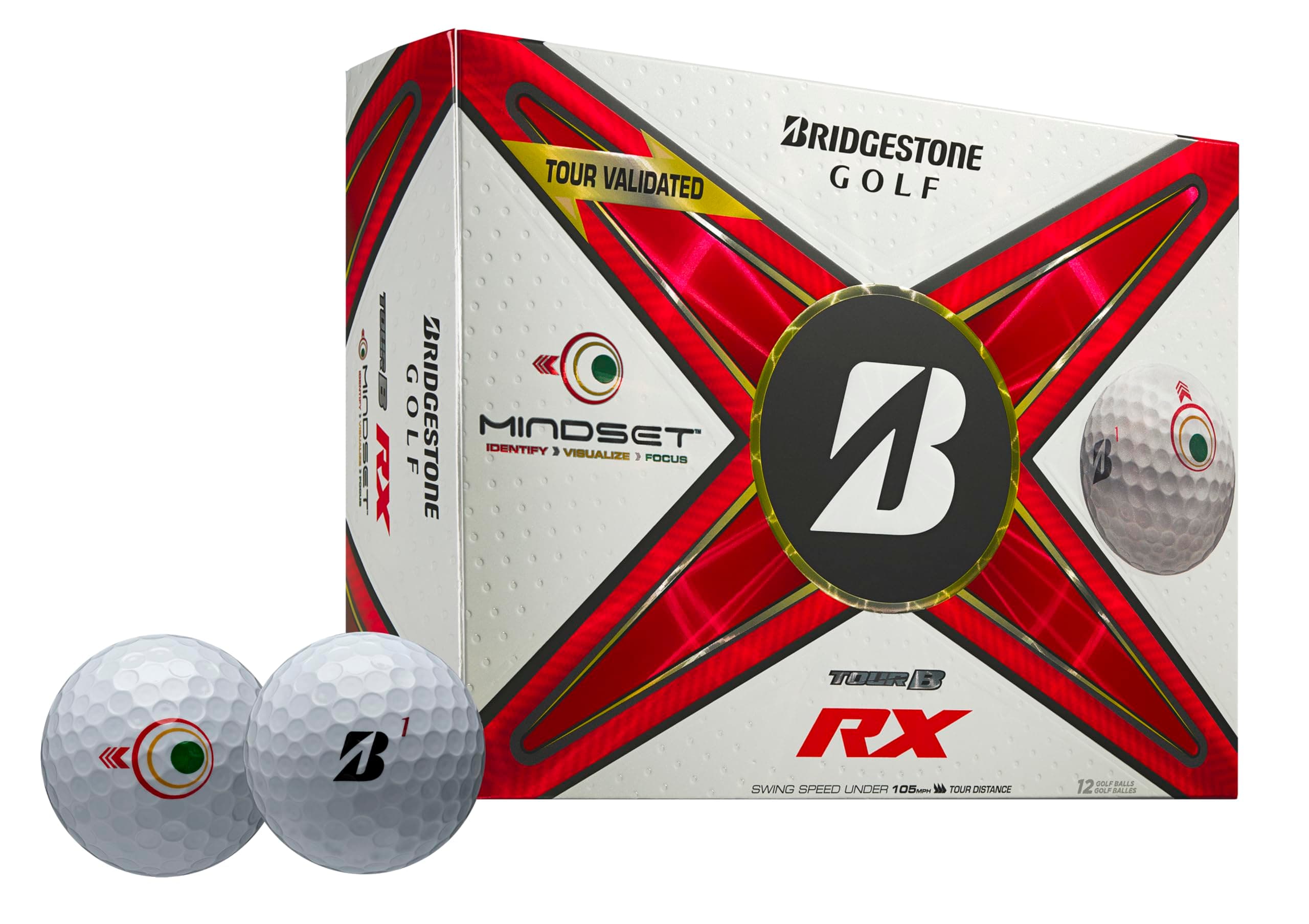 Bridgestone Golf 2024 Tour B RX Mindset White
