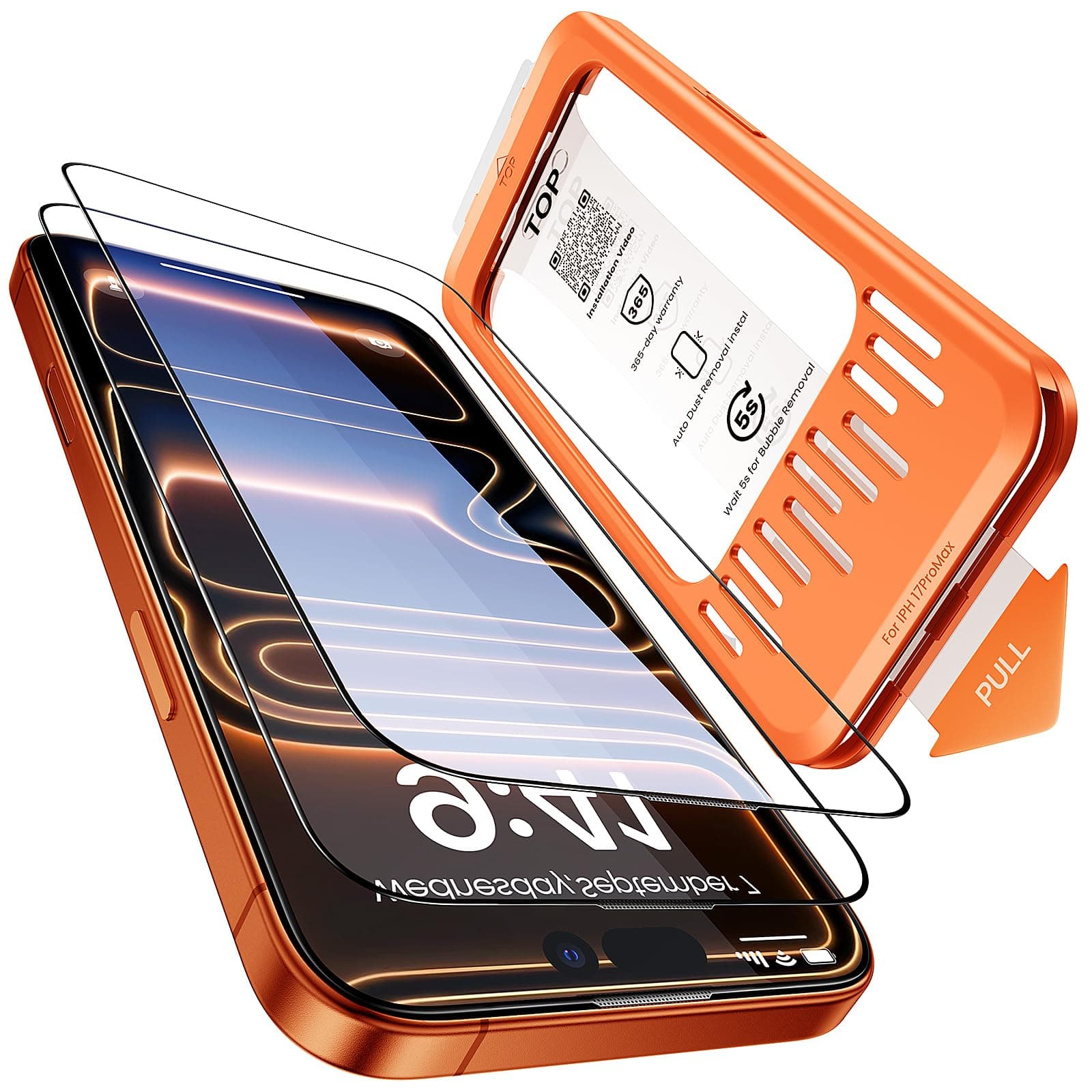 Tigowos 2-Pack for iPhone 17 Pro Max Screen Protector