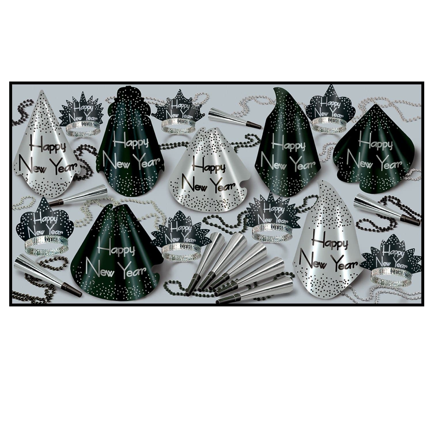 Sparkling Silver Asst for 50 Party Accessory (1 count)