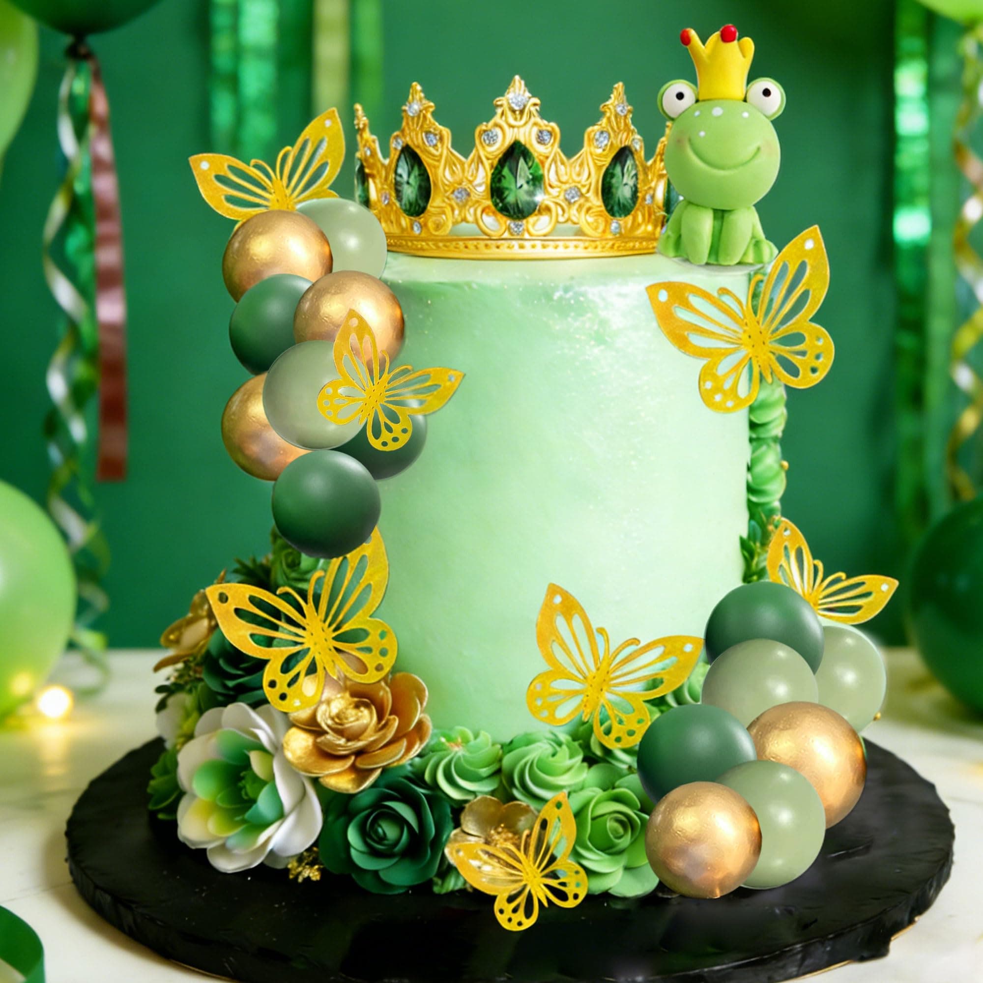 Frog Princess Cake Decorations Princess Prince Birthday Party Decorations