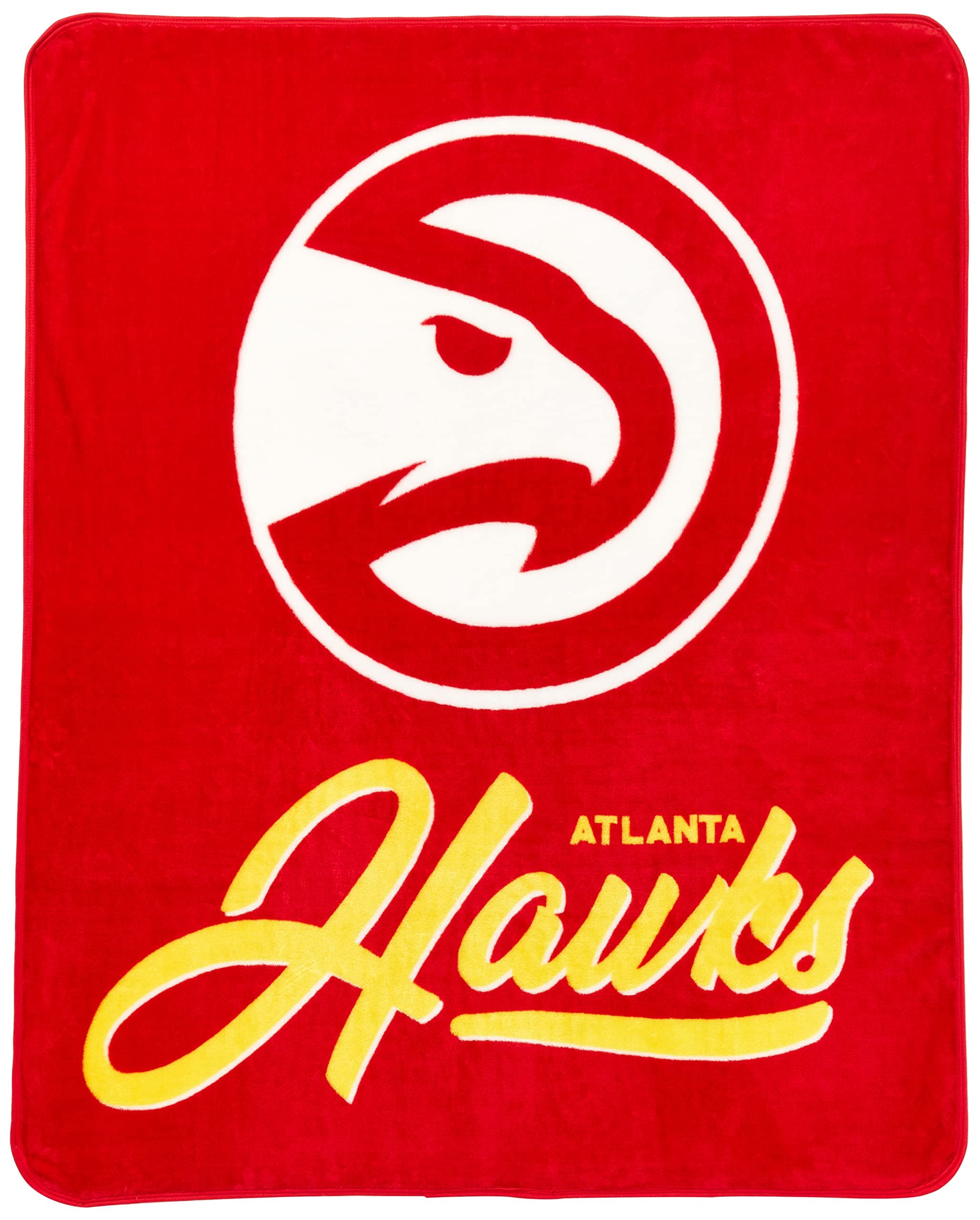 NORTHWEST NBA Atlanta Hawks Raschel Throw Blanket, 50" x 60", Signature