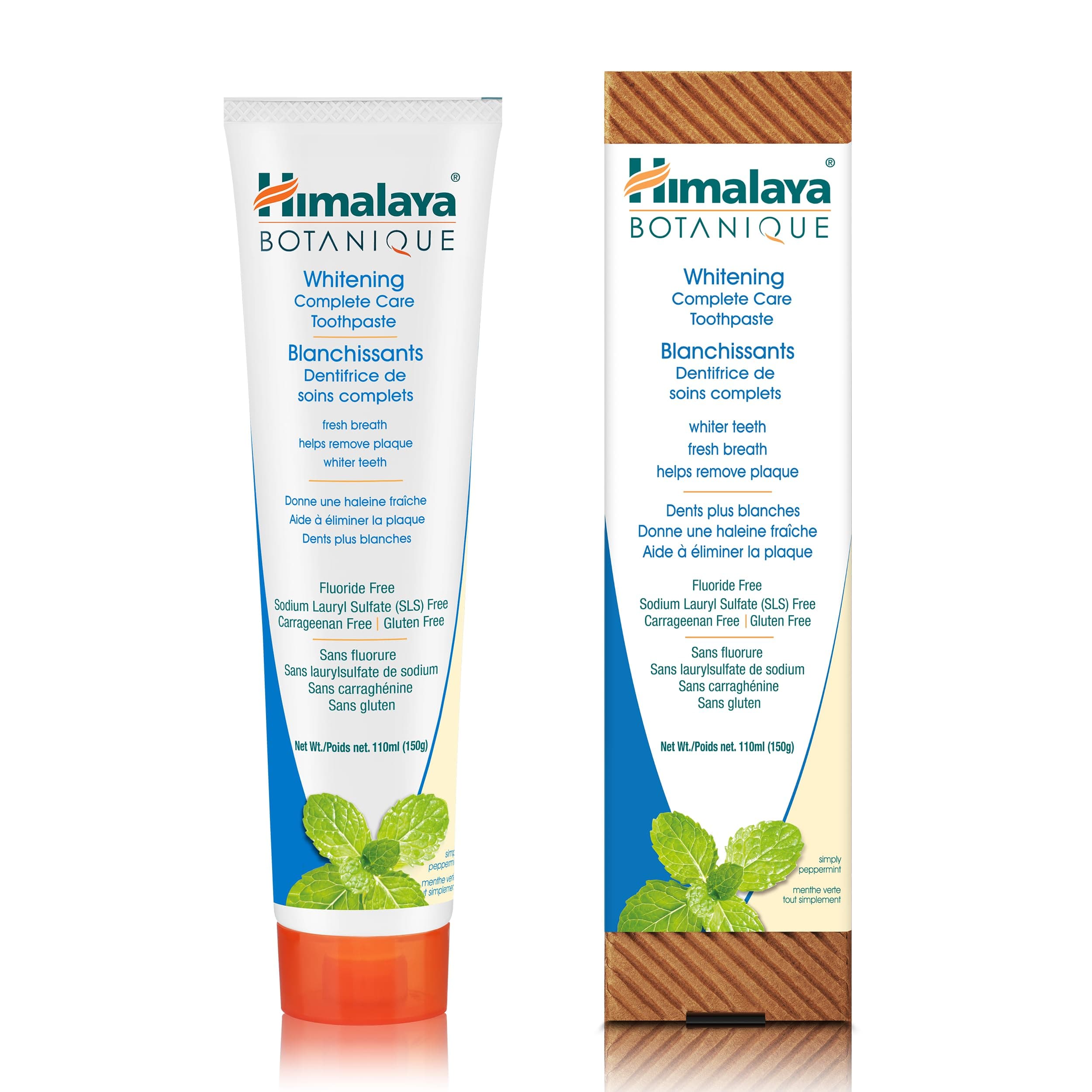 Himalaya Botanique Complete Care Whitening Toothpaste, Peppermint, 150 g