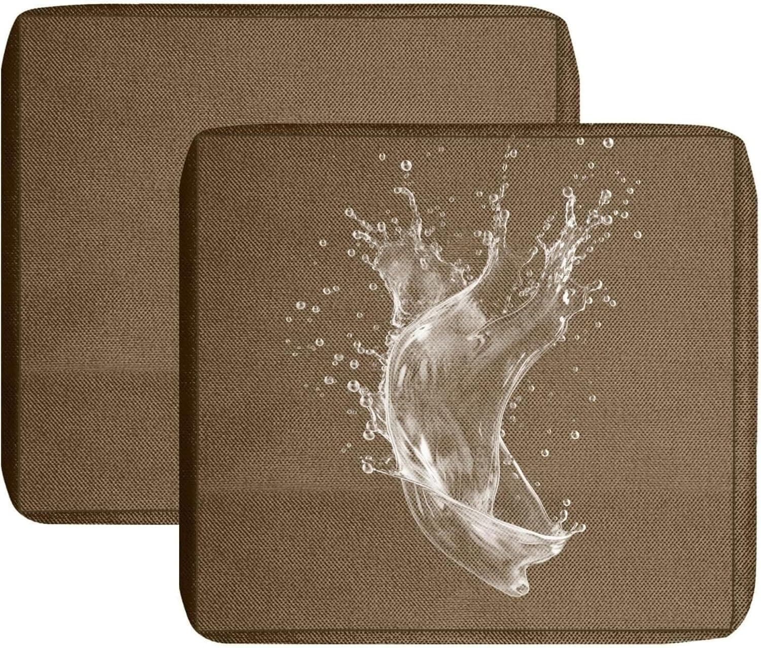Outdoor Waterproof Couch Cushion Covers, Individual Patio Chair Cushion Slipcover with Zipper - Sofa Seat Cushion Pad Replacement Protector(16,2pcs:50x45cm/20x18in)