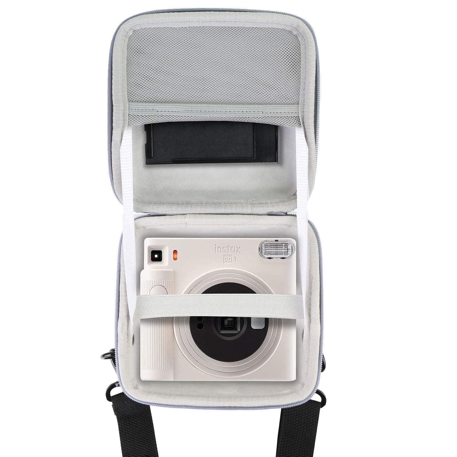 Aenllosi Hard Case for Fujifilm Instax Square SQ1 Instant Camera, White