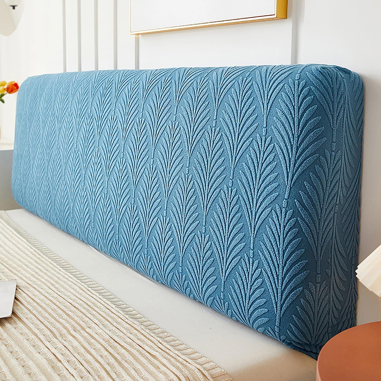 ZRCYXDW Spandex Bed Headboard Cover, Removable Washable-King 74.8-82.7in