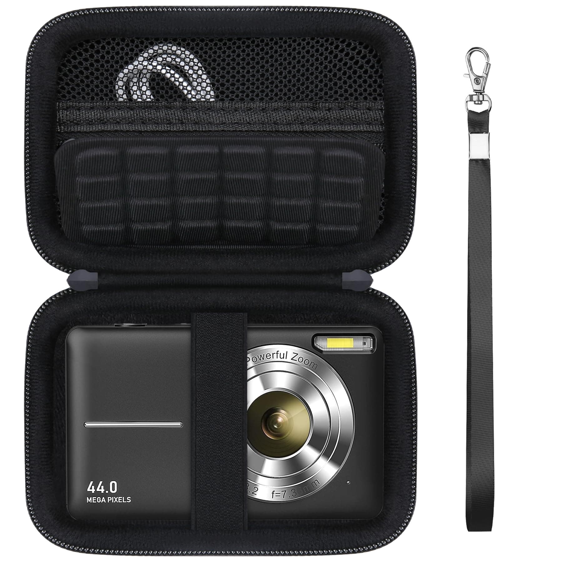 Supmay Carrying Case for IXNAIQY/Kodak PIXPRO FZ45 FZ55 Camera, Black