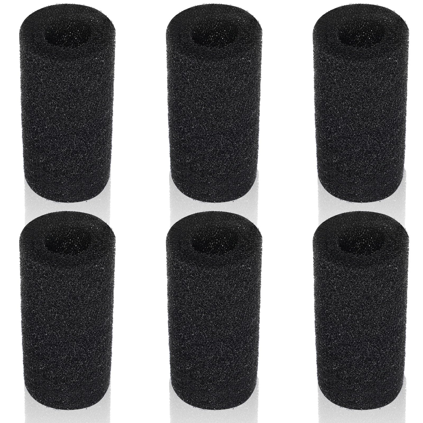 Sorcristy 12-Pack Pre-Filter Sponge for Aquarium Shrimp Fry Fish Tank Filter 0.8” Intake, Aquarium Filter Sponge, High-Porosity Foam Roll Replacement Foam Cover, Easy to Clean