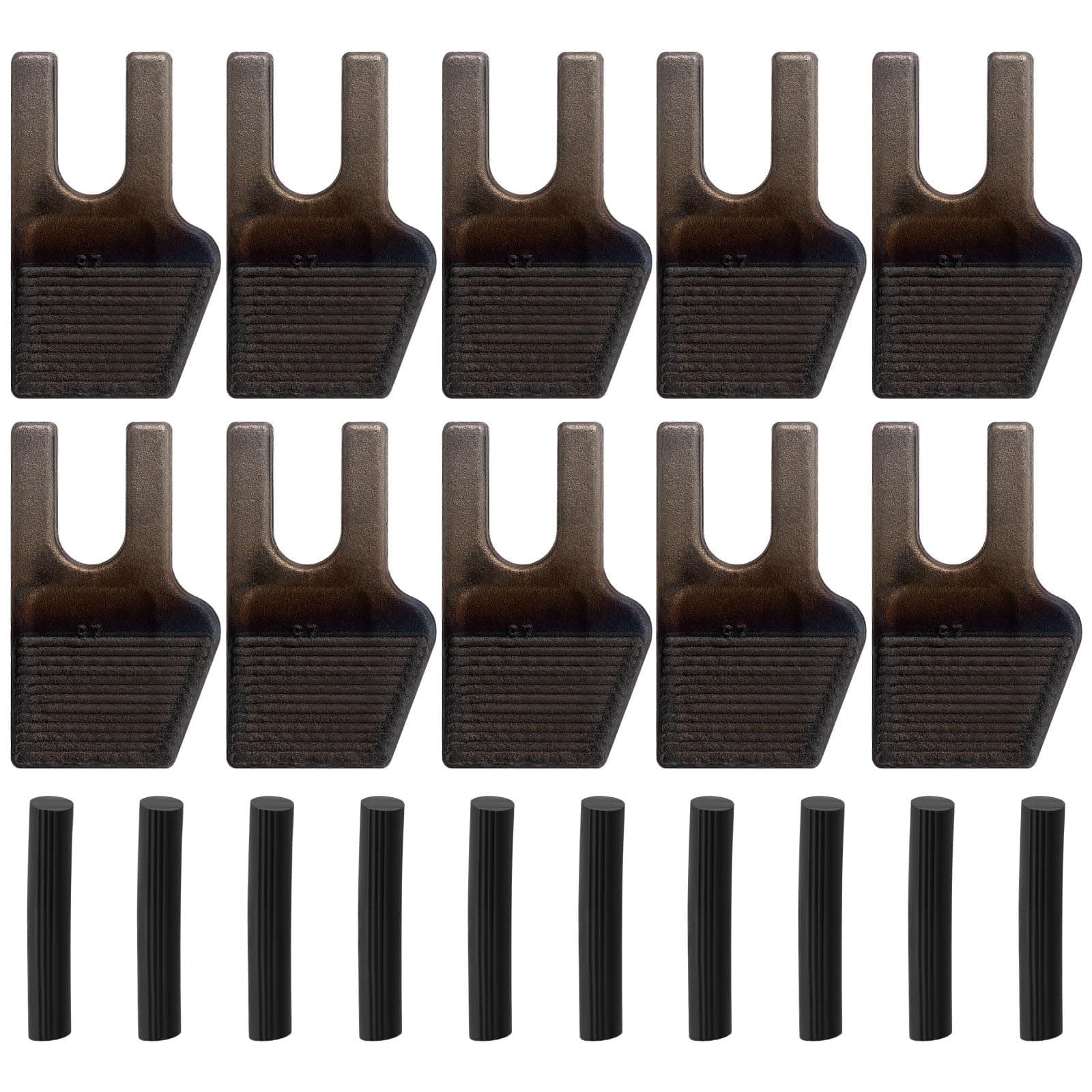 Otoolling10 Pcs Auger Tooth- Gage Hard Face 35 Size