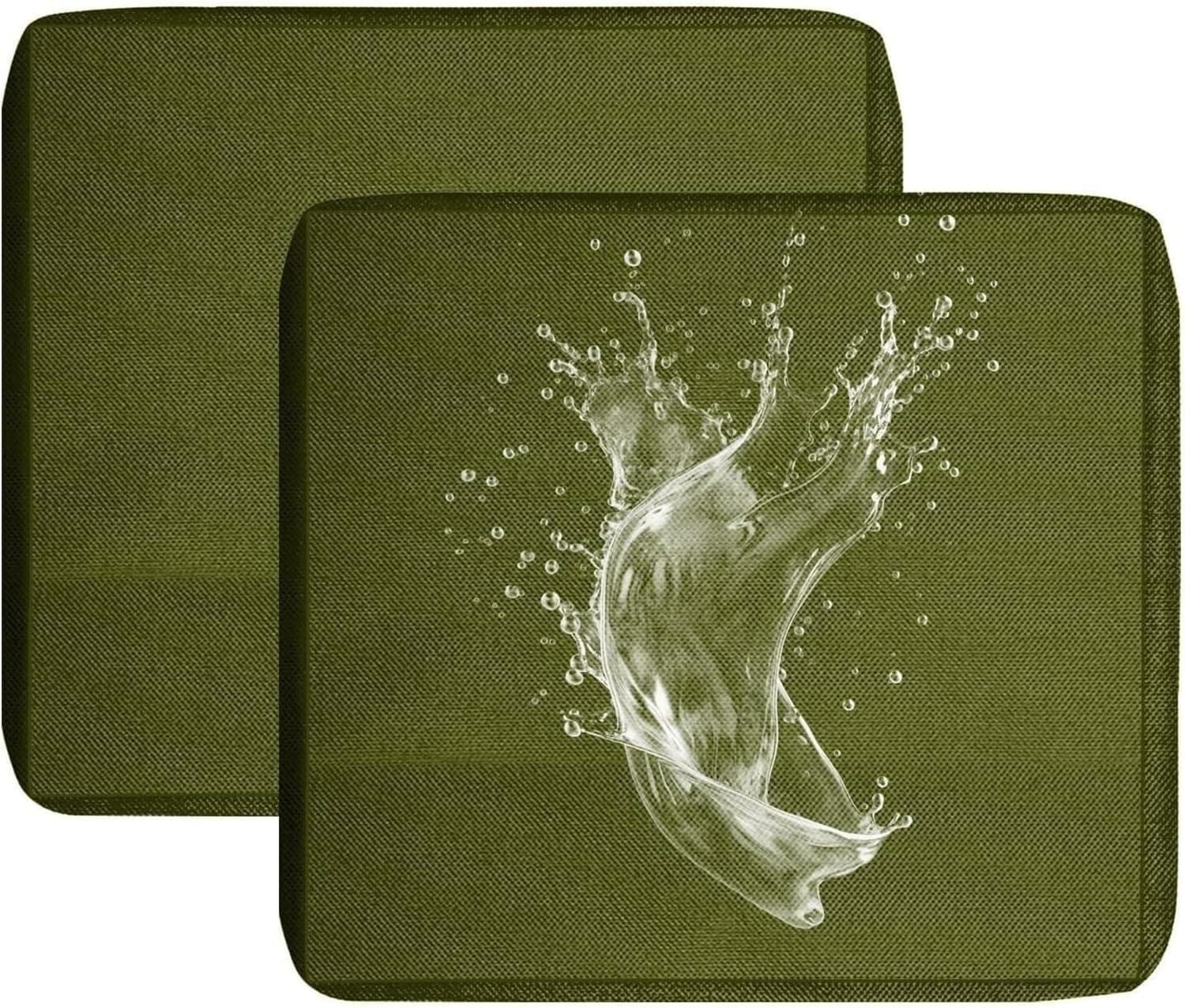 Outdoor Waterproof Couch Cushion Covers, Individual Patio Chair Cushion Slipcover with Zipper - Sofa Seat Cushion Pad Replacement Protector(25,2pcs:50x45cm/20x18in)