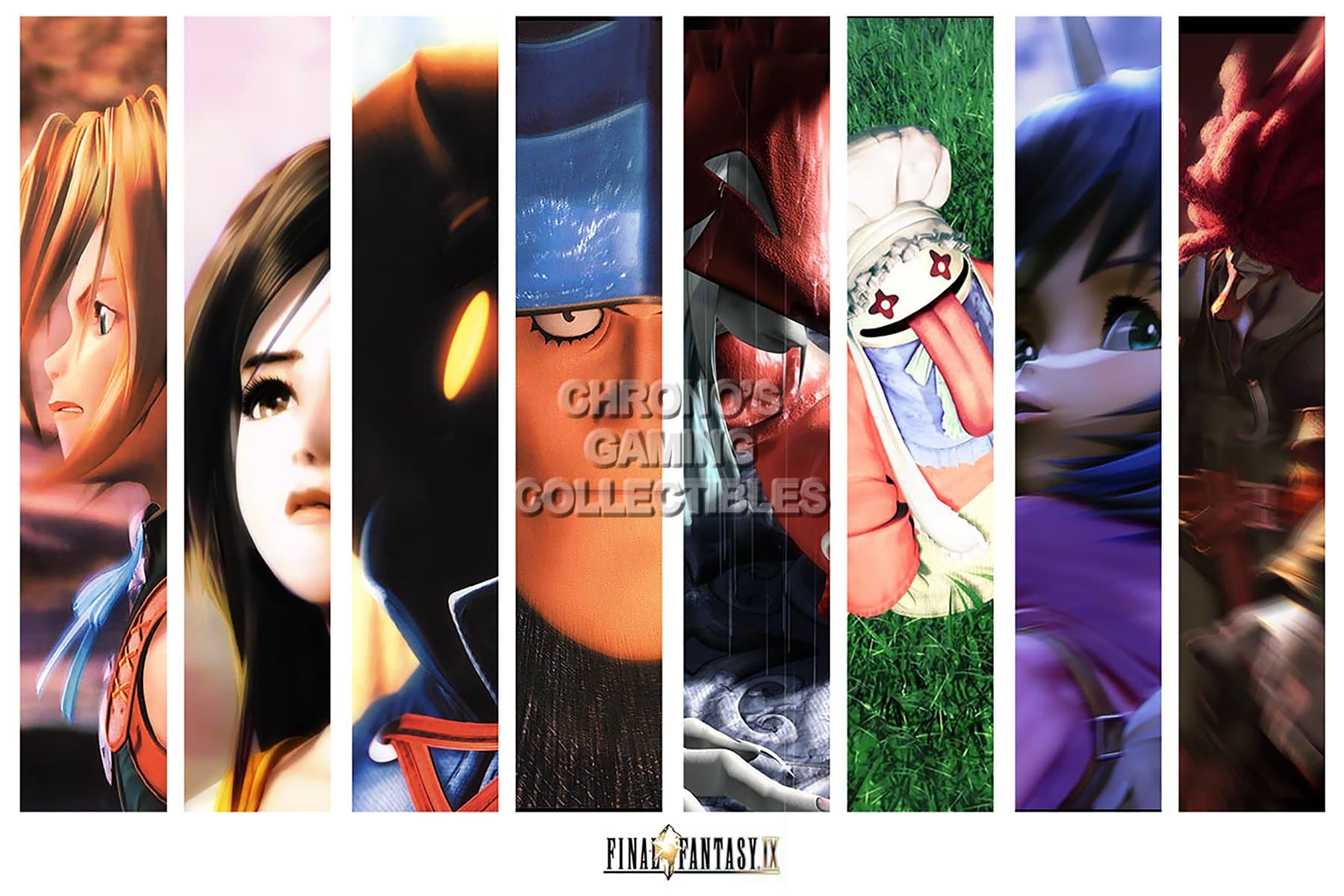 PrimePoster - Final Fantasy IX Characters Art Poster Glossy Finish Made in USA - YFIX004 (24" x 36" (61cm x 91.5cm))