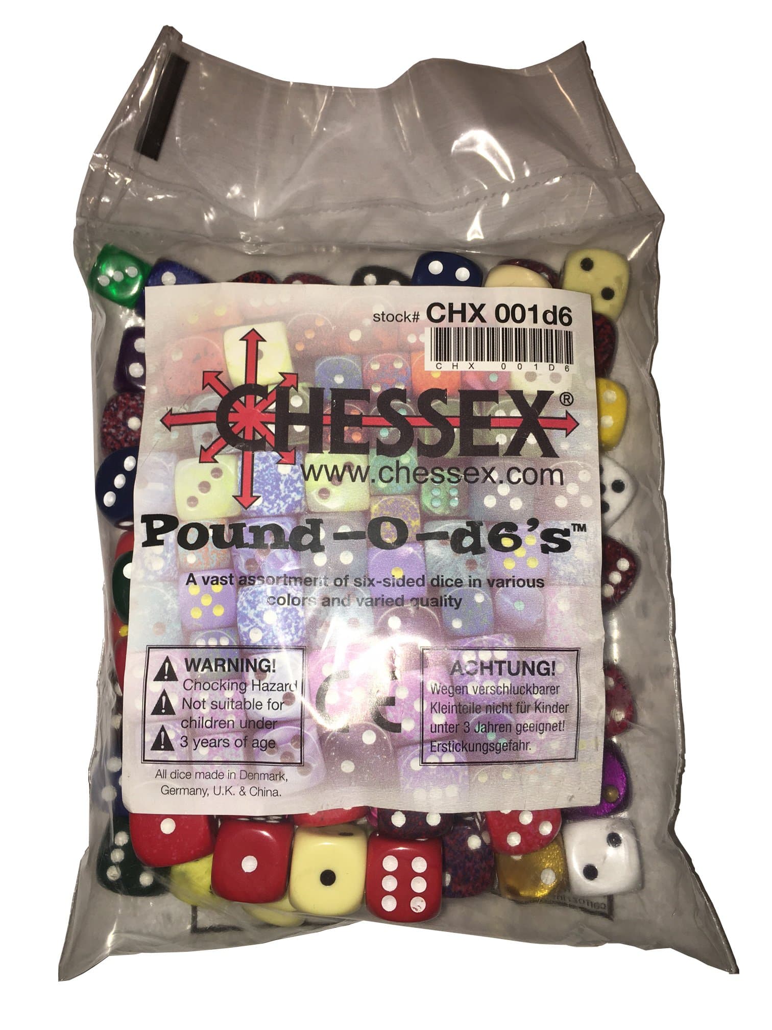 Chessex CHX001D6 lb-o-D6 Dice