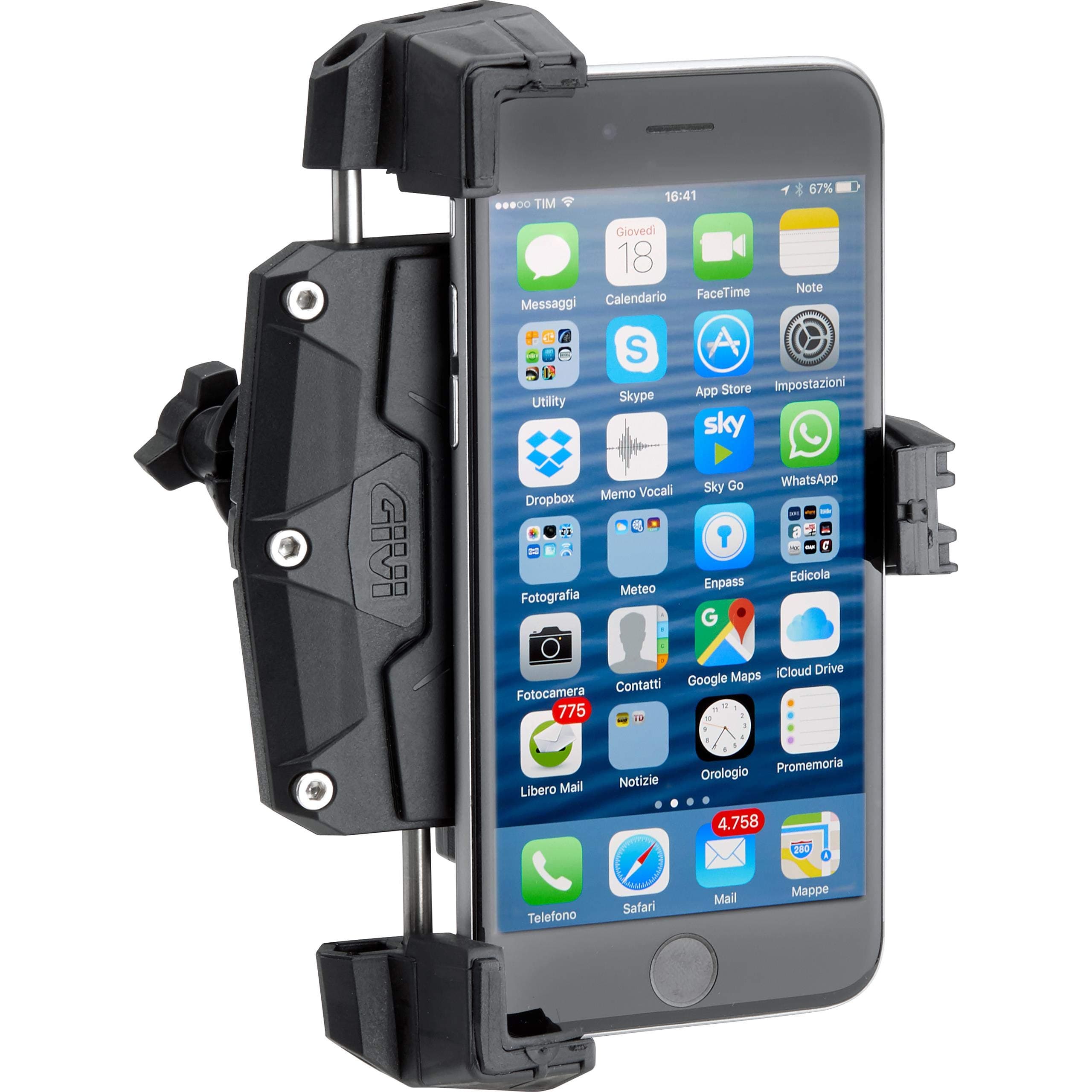 GIVI S920M Smart Clip Universal Smartphone Holder Medium