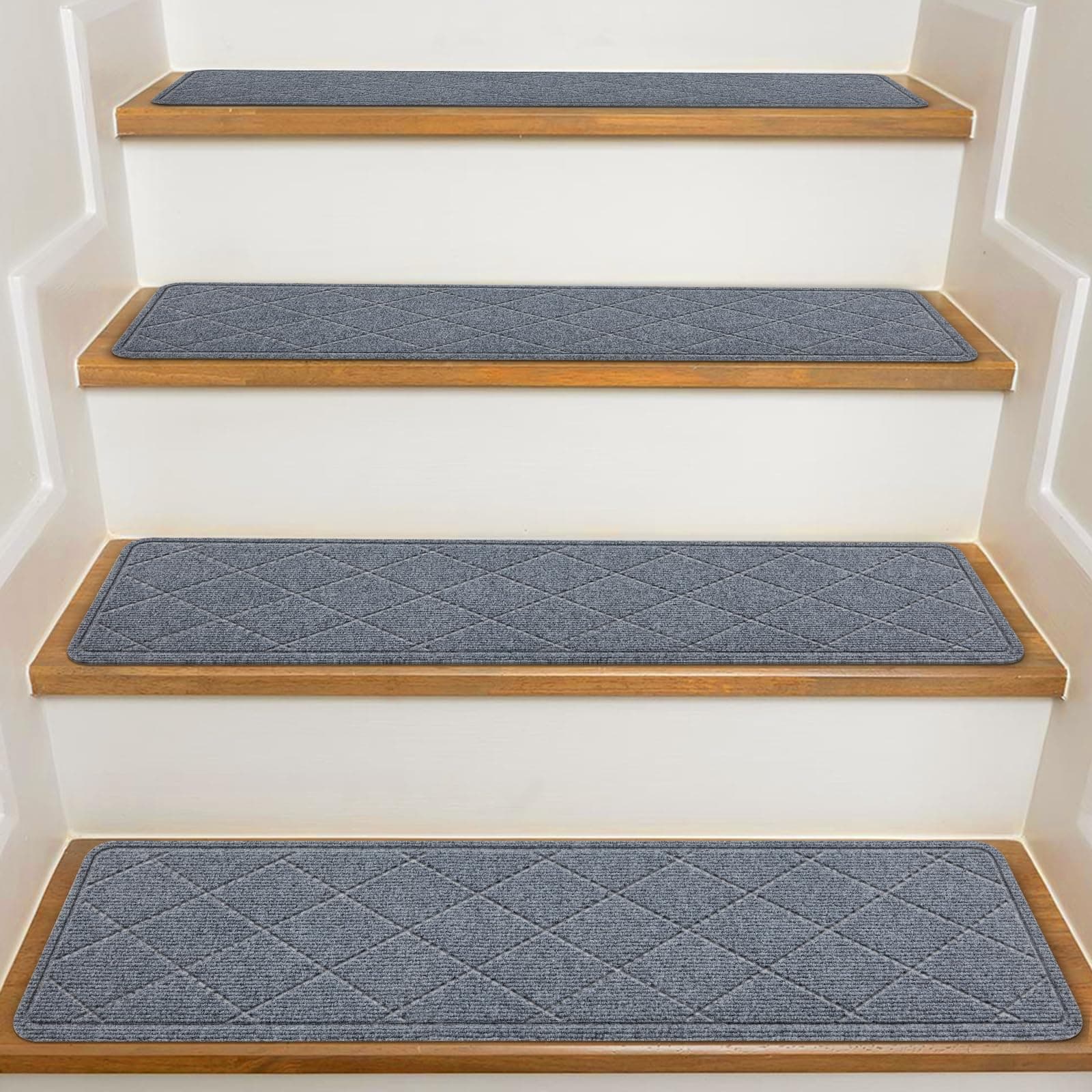 KOOTETA Stair Treads for Wooden Steps Indoor, 15 Pack 8" X 30" Non Slip
