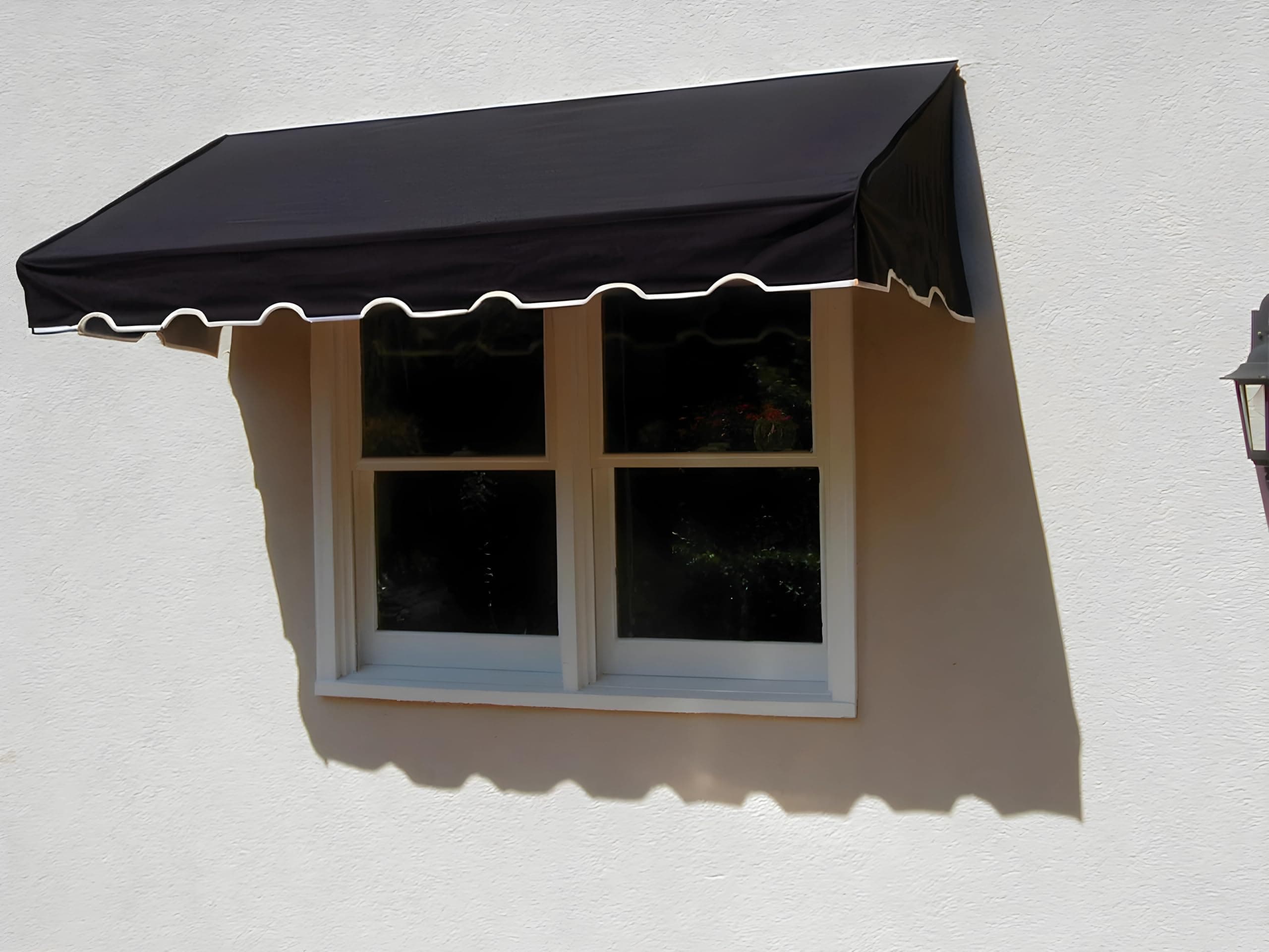 Easyawn Classic Window Awning/Door Awning/Door Canopy/Window Awning/Canvas Window Awning/Canvas Door Awning/by Easyawn with Canvas 5 Colors / 3 Sizes (Black 6 feet Wide)
