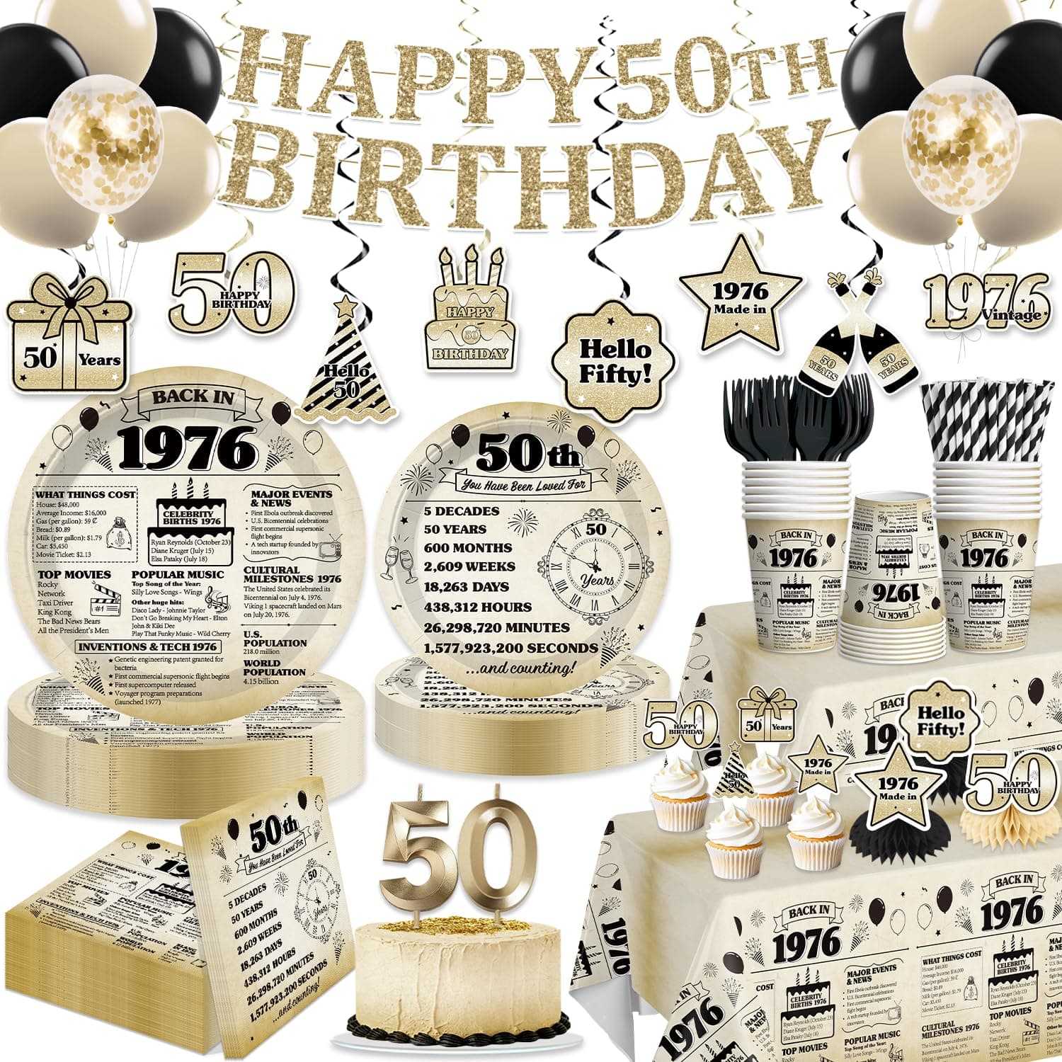 50th birthday party decor