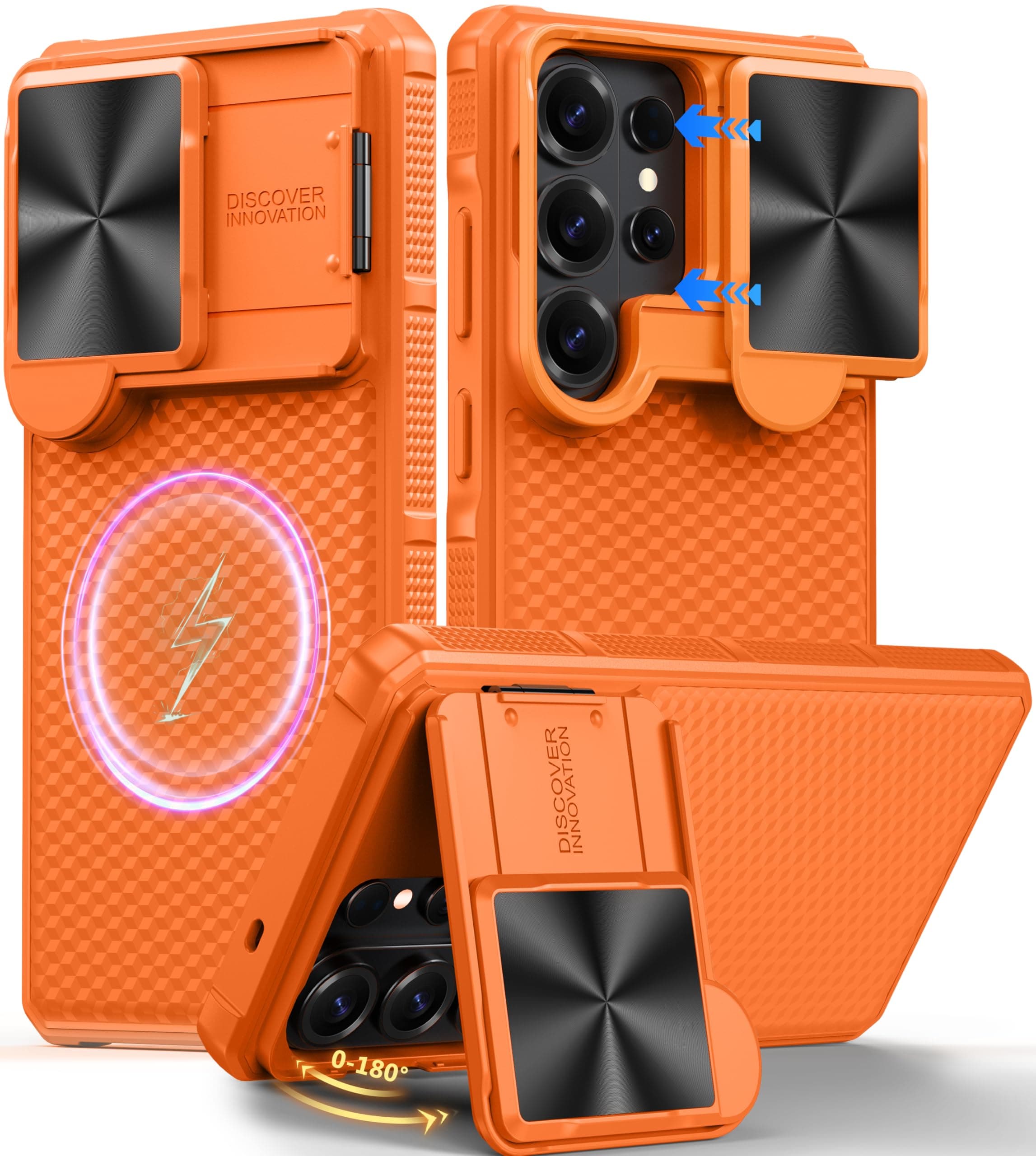 barleycase Magnetic for Samsung Galaxy S26 Ultra Case-Orangr Orange