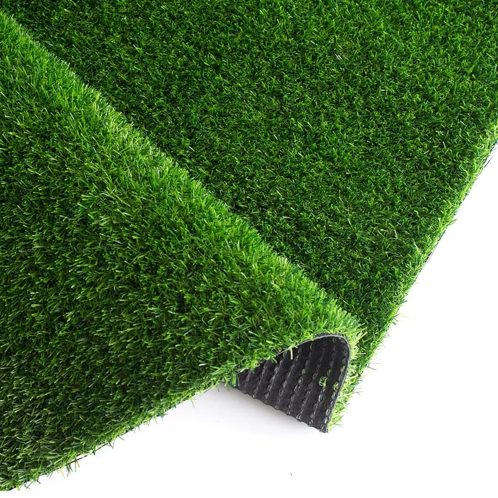 Griclner Thick Realistic Artificial Grass Astroturf, 0.7" Height Realistic Synthetic Grass 2FTX72FT, Drainage Holes Indoor Outdoor Pet Faux Fake Grass Rug Carpet for Garden Backyard Patio Balcony