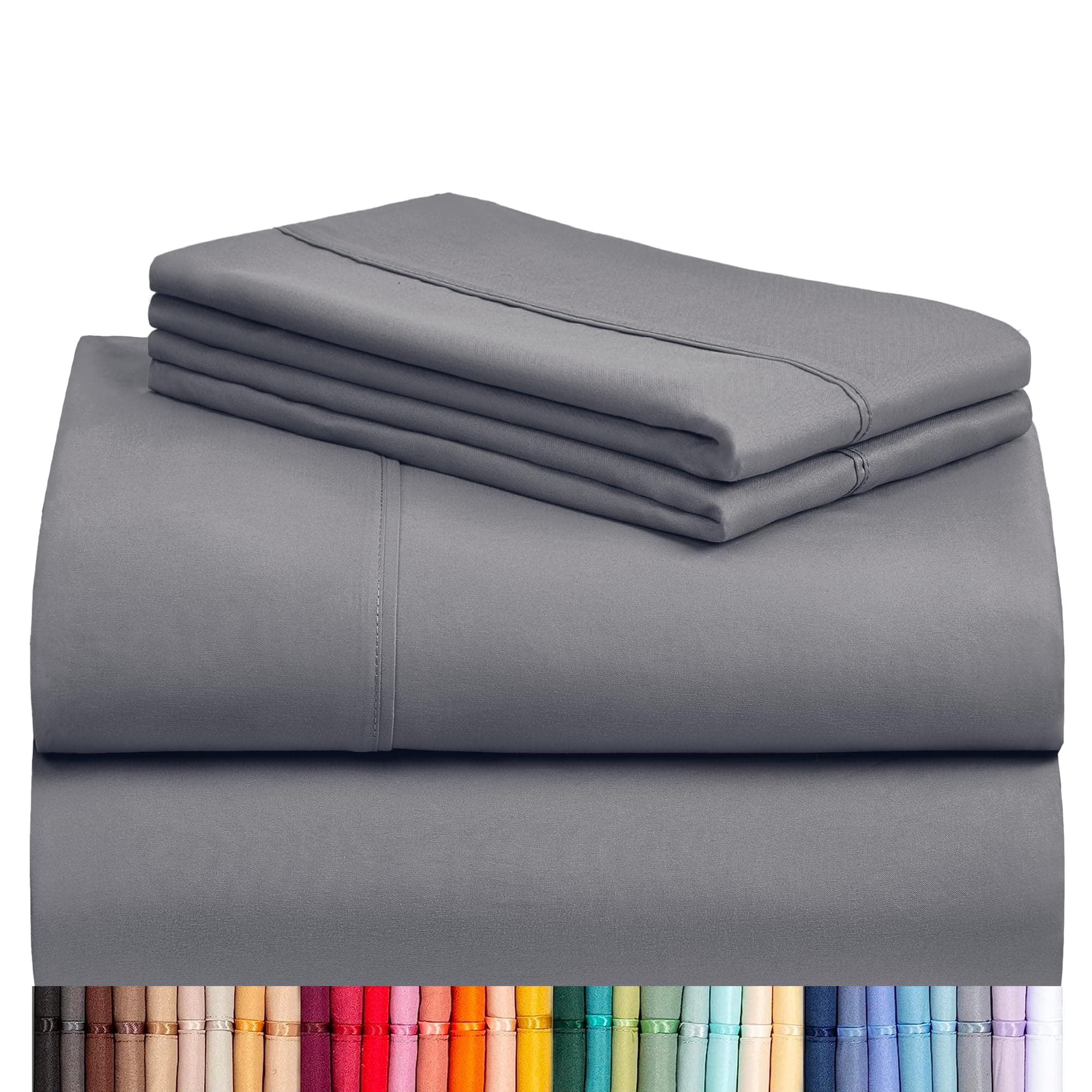 Twin XL Sheets Set, Cooling & Soft Deep Pocket Bed Sheets, 3PC